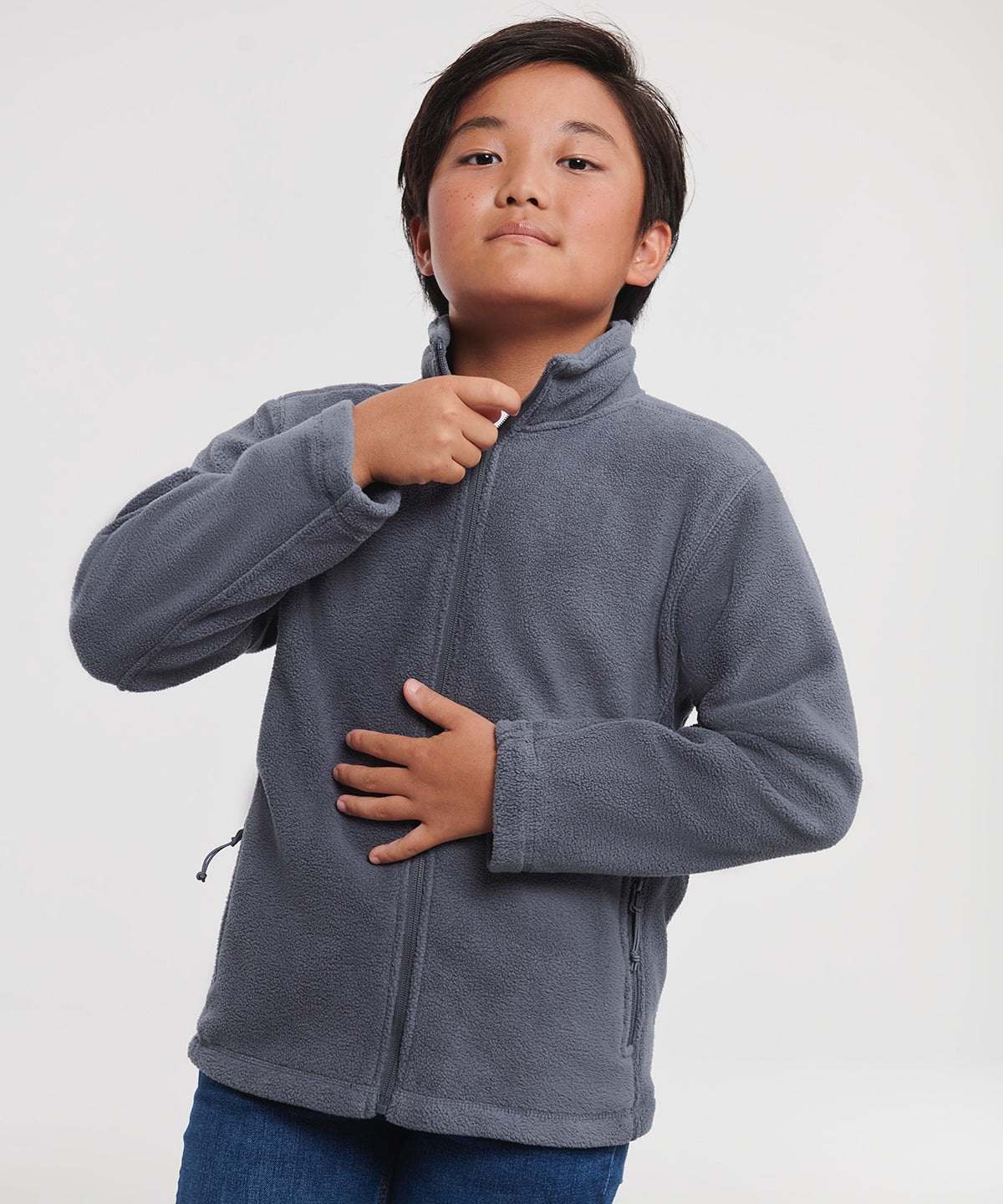 Kids full-zip outdoor fleece