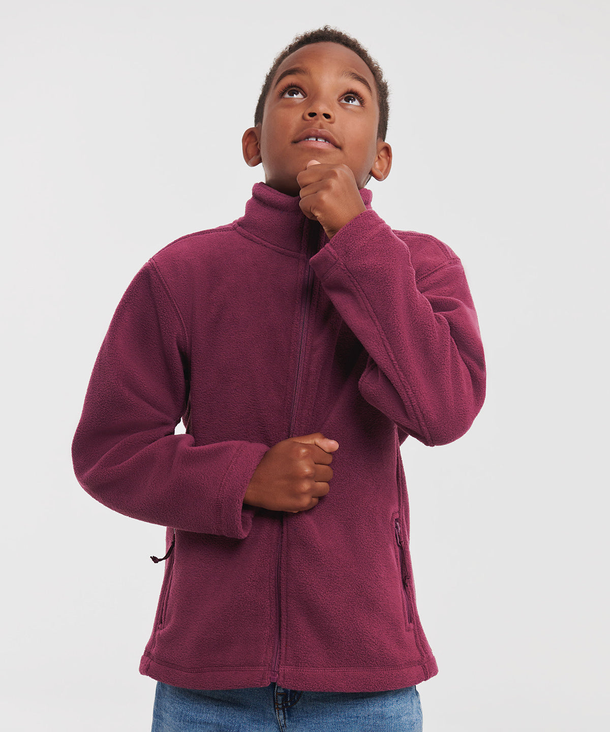Kids full-zip outdoor fleece