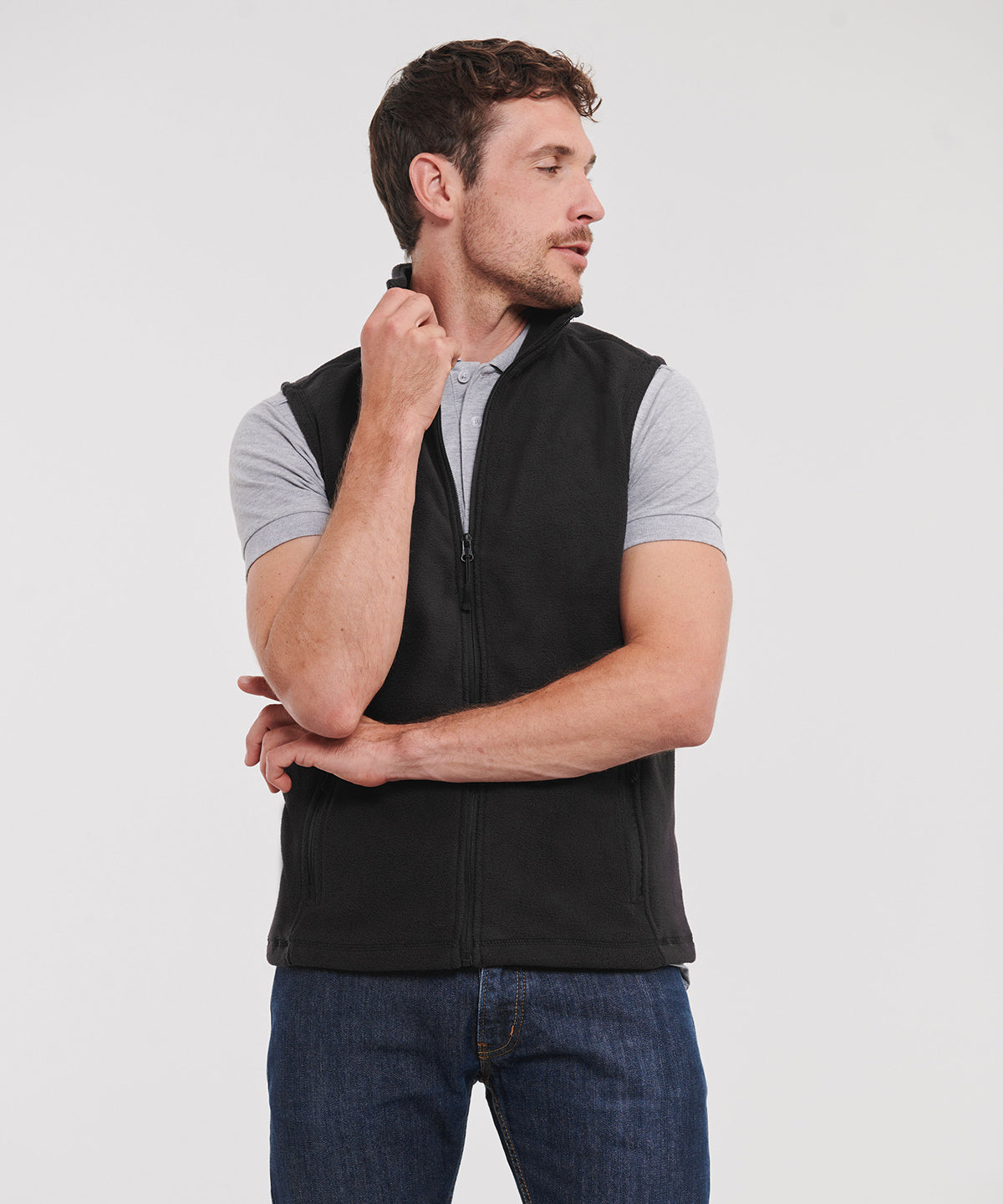 Outdoor fleece gilet