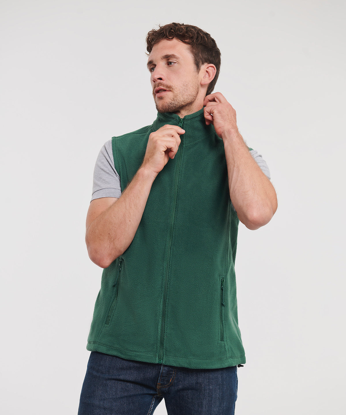 Outdoor fleece gilet