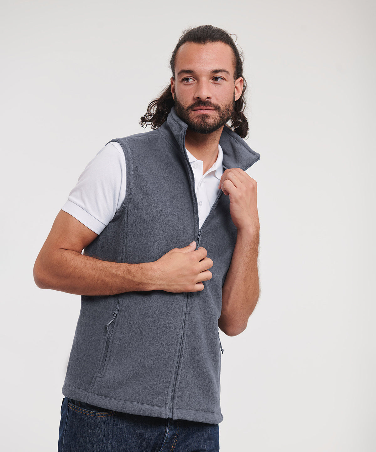 Outdoor fleece gilet