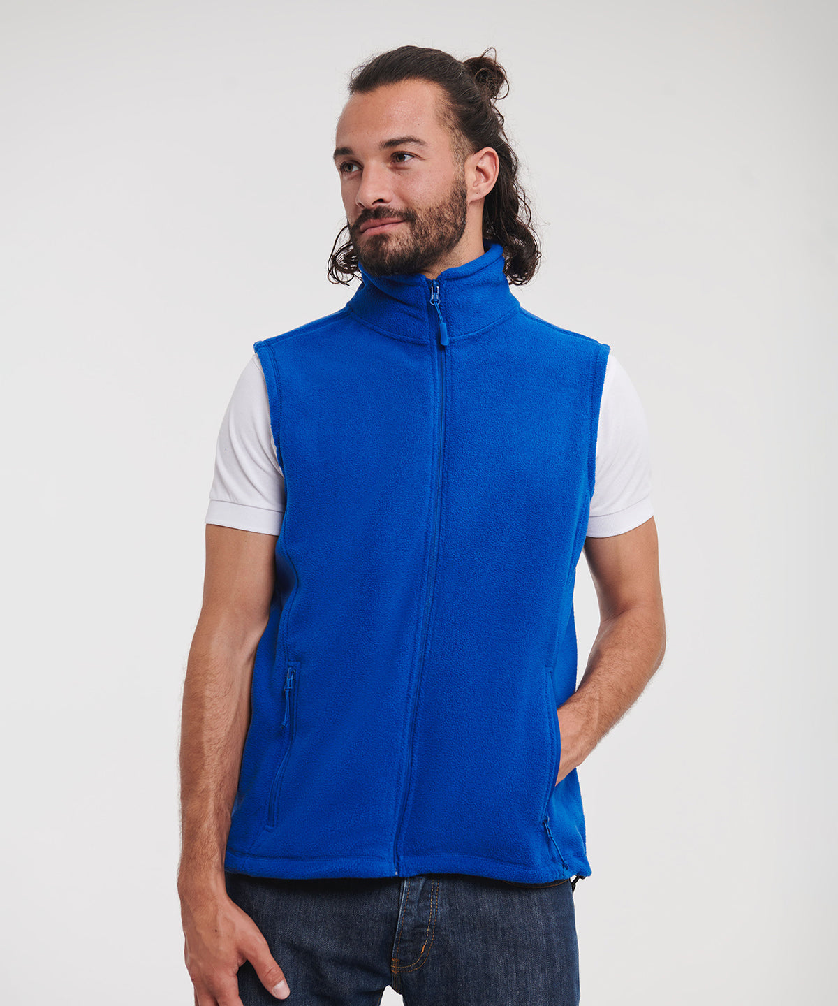 Outdoor fleece gilet
