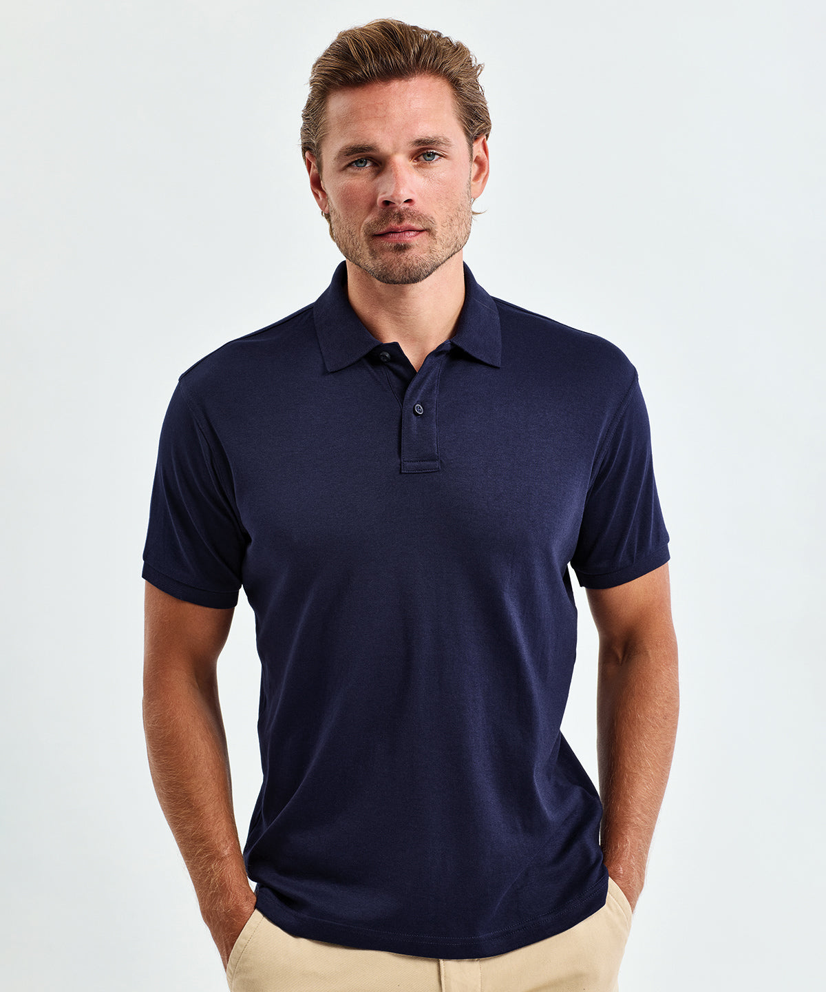Men's super smooth knit polo