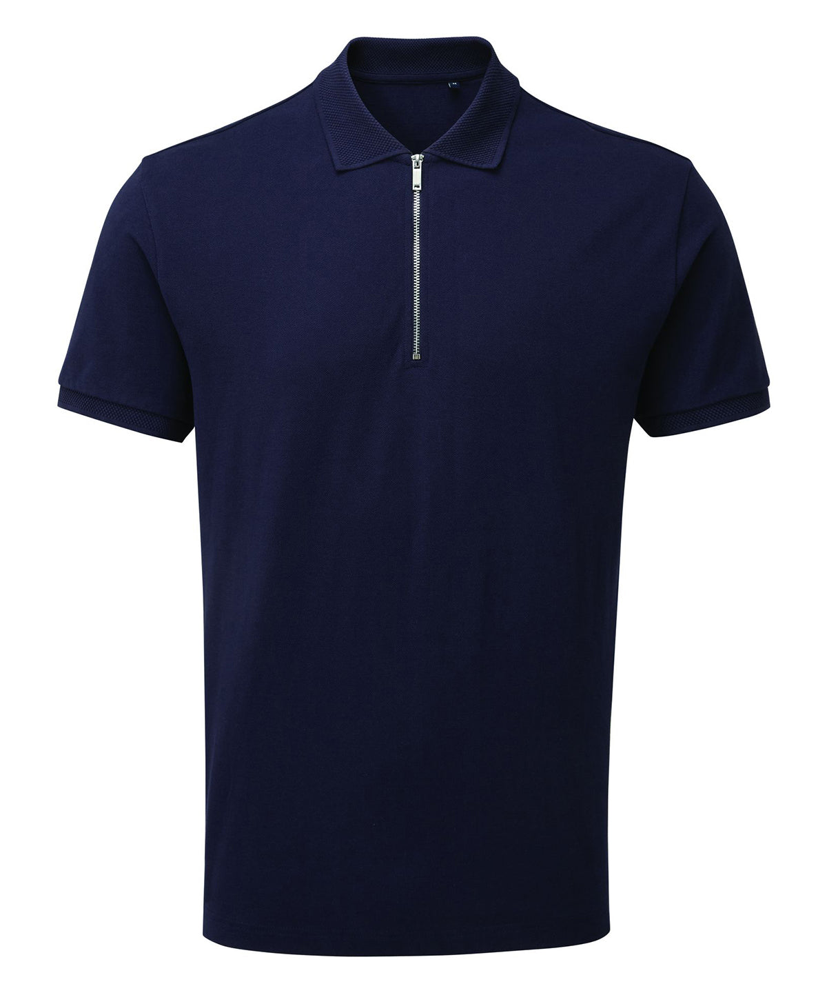 Men's zip polo