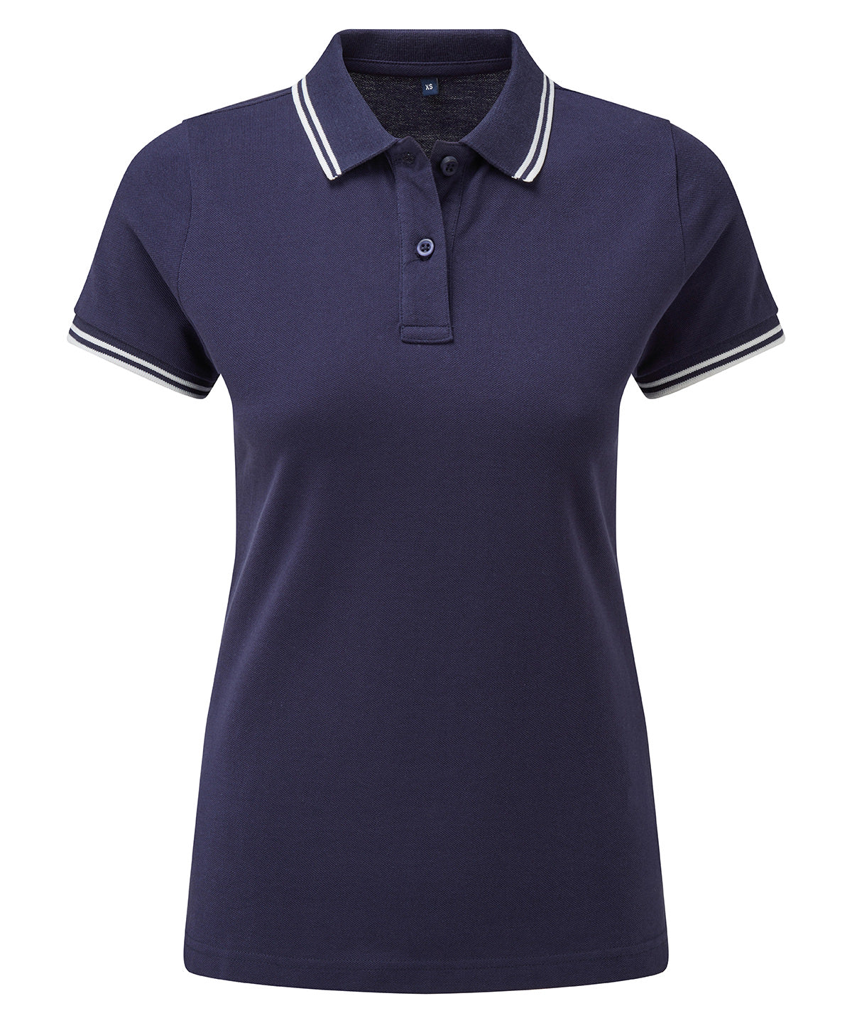 Women's classic fit tipped polo