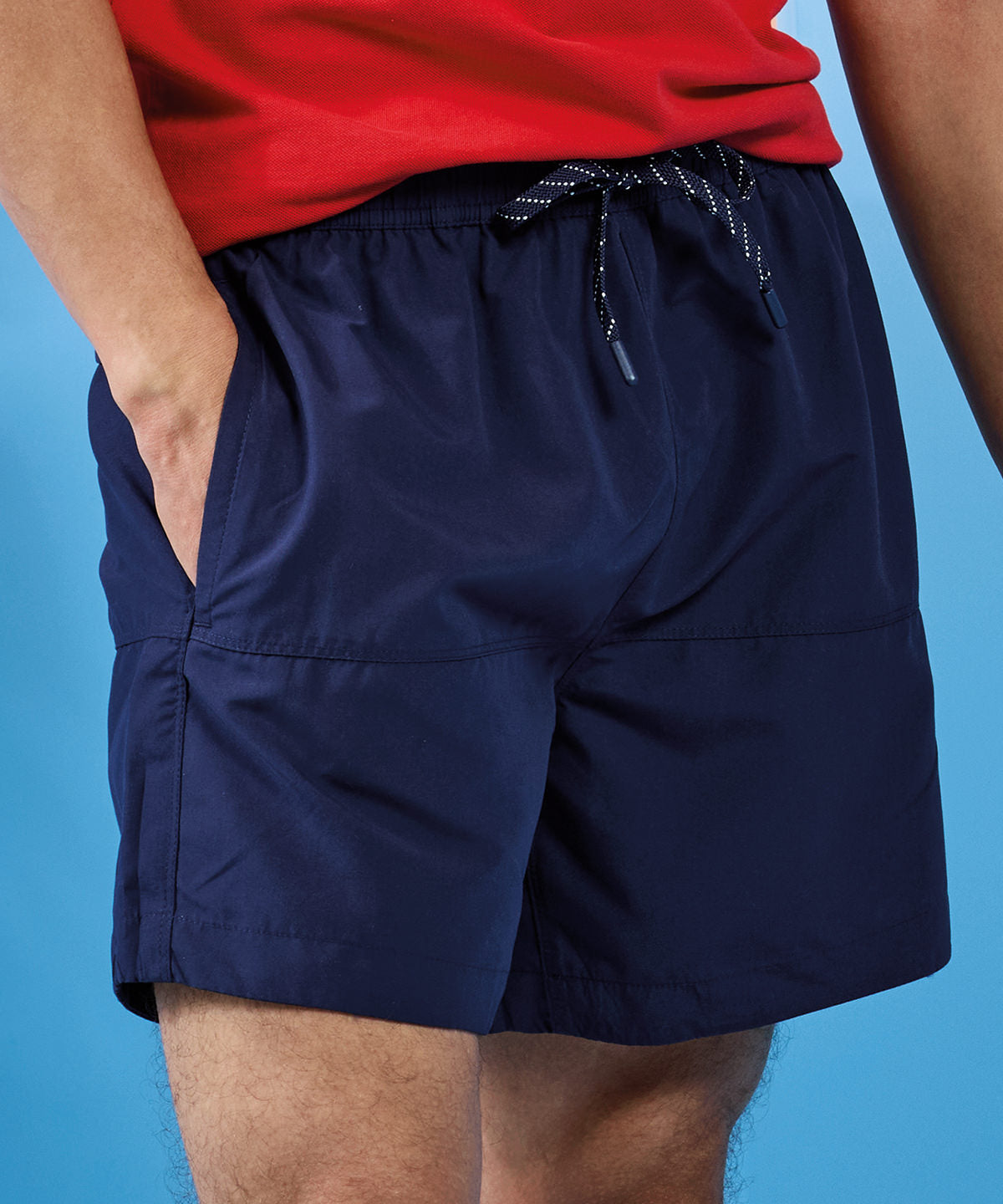 Block colour swim shorts