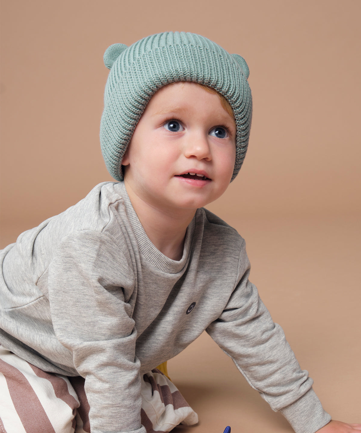 Organic baby bear beanie