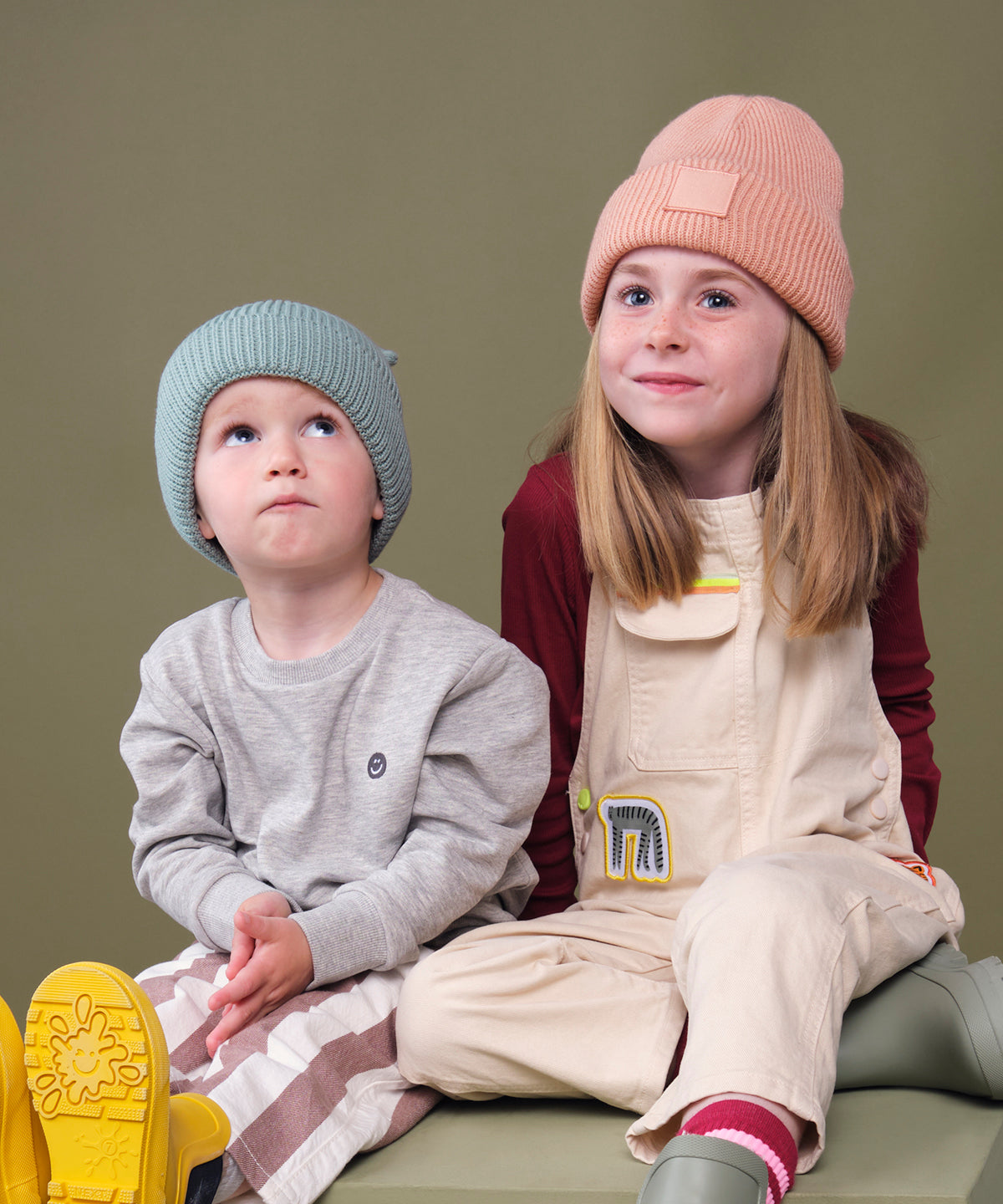 Organic baby bear beanie