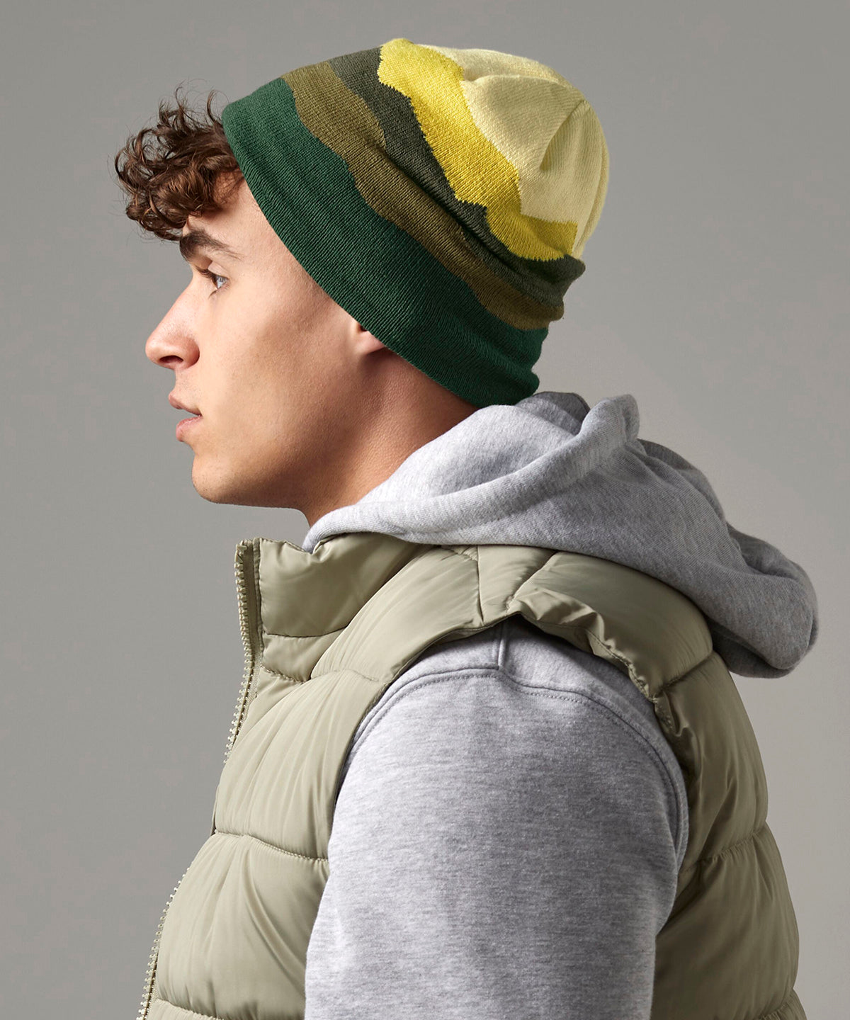 Mountain peaks pull-on beanie