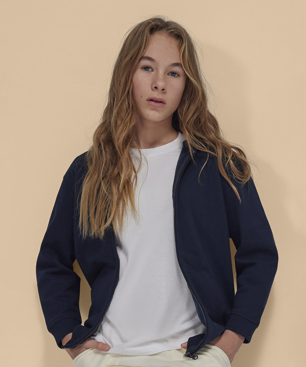 B&C ID.334 zip hoodie /kids