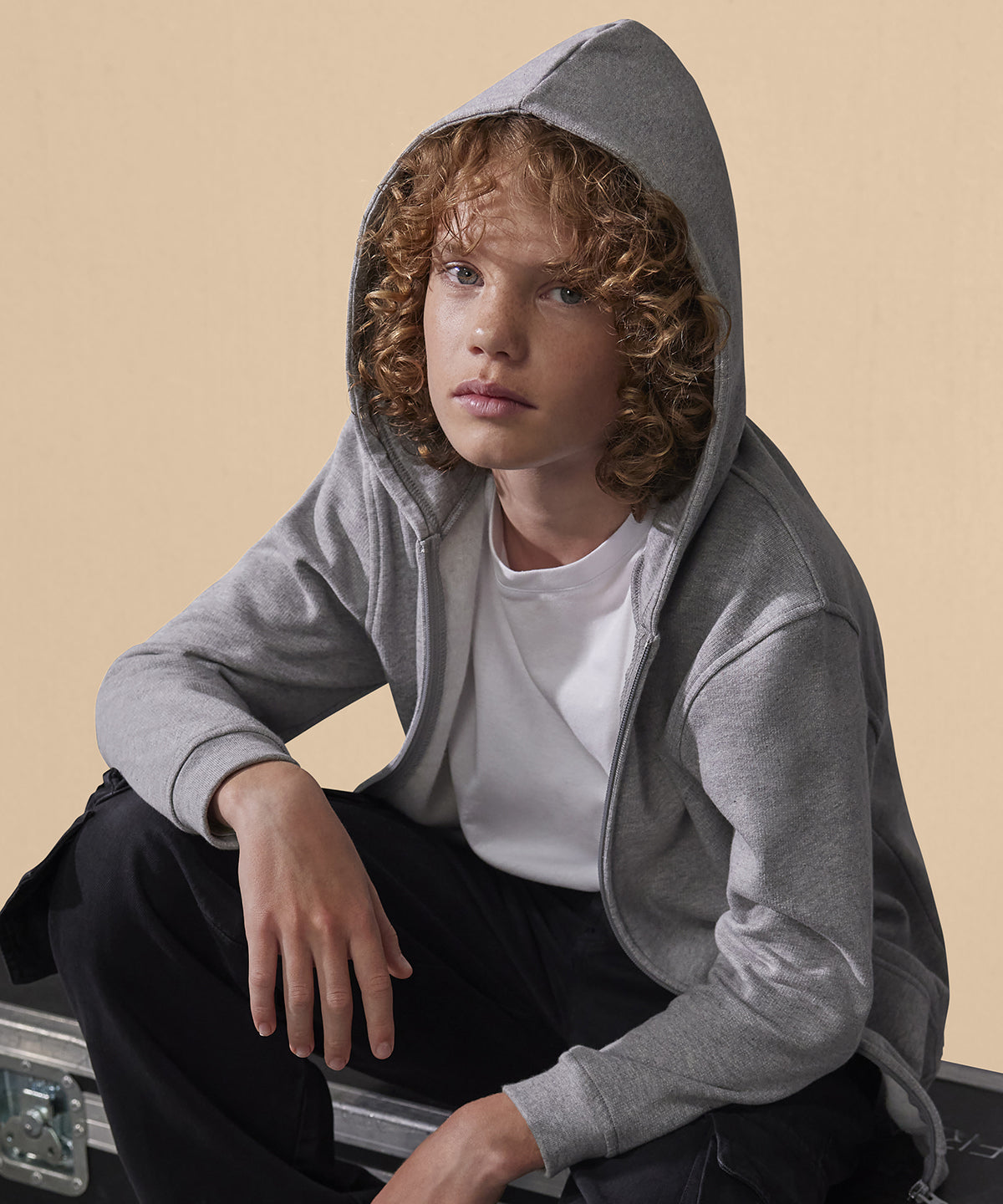 B&C ID.334 zip hoodie /kids