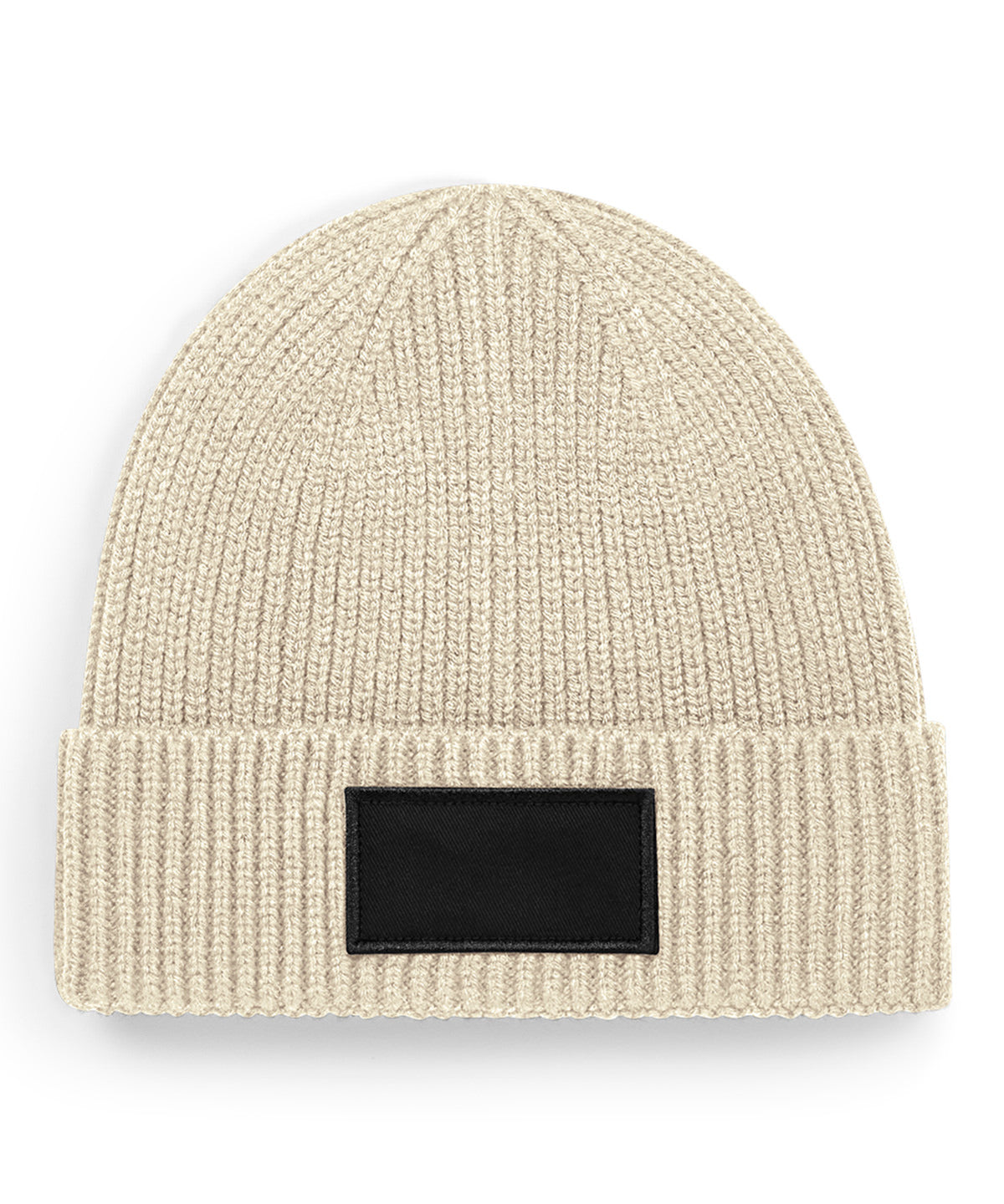 Fashion patch beanie