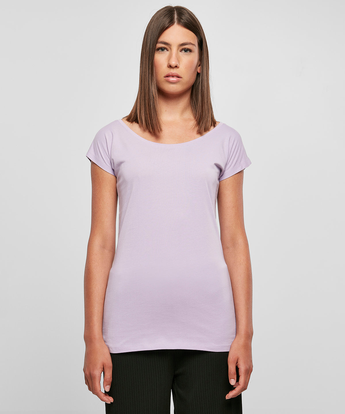 Women's wide neck tee