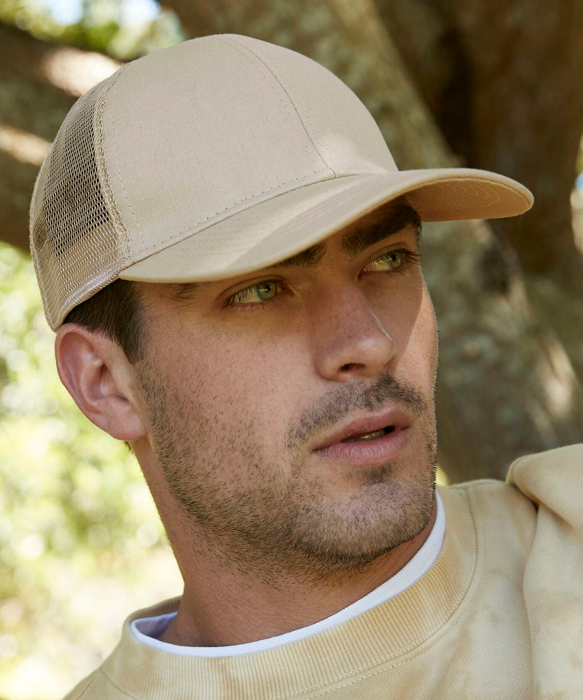 Organic cotton trucker