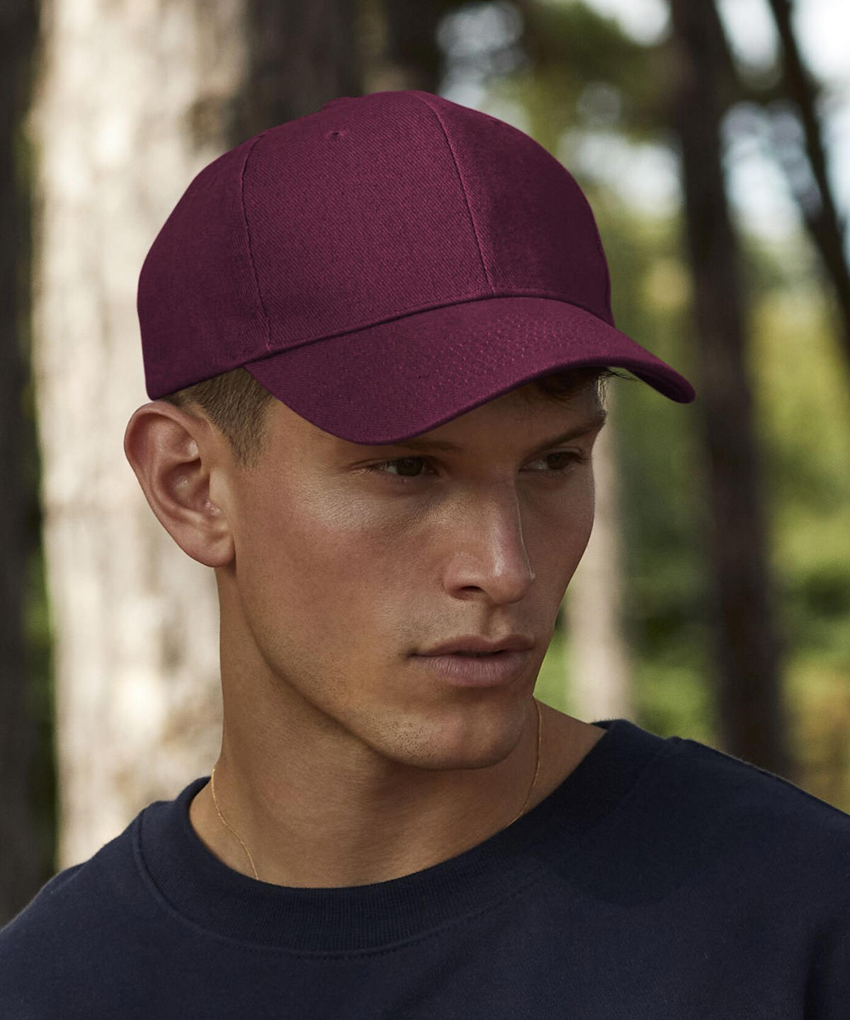 Pro-style heavy brushed cotton cap