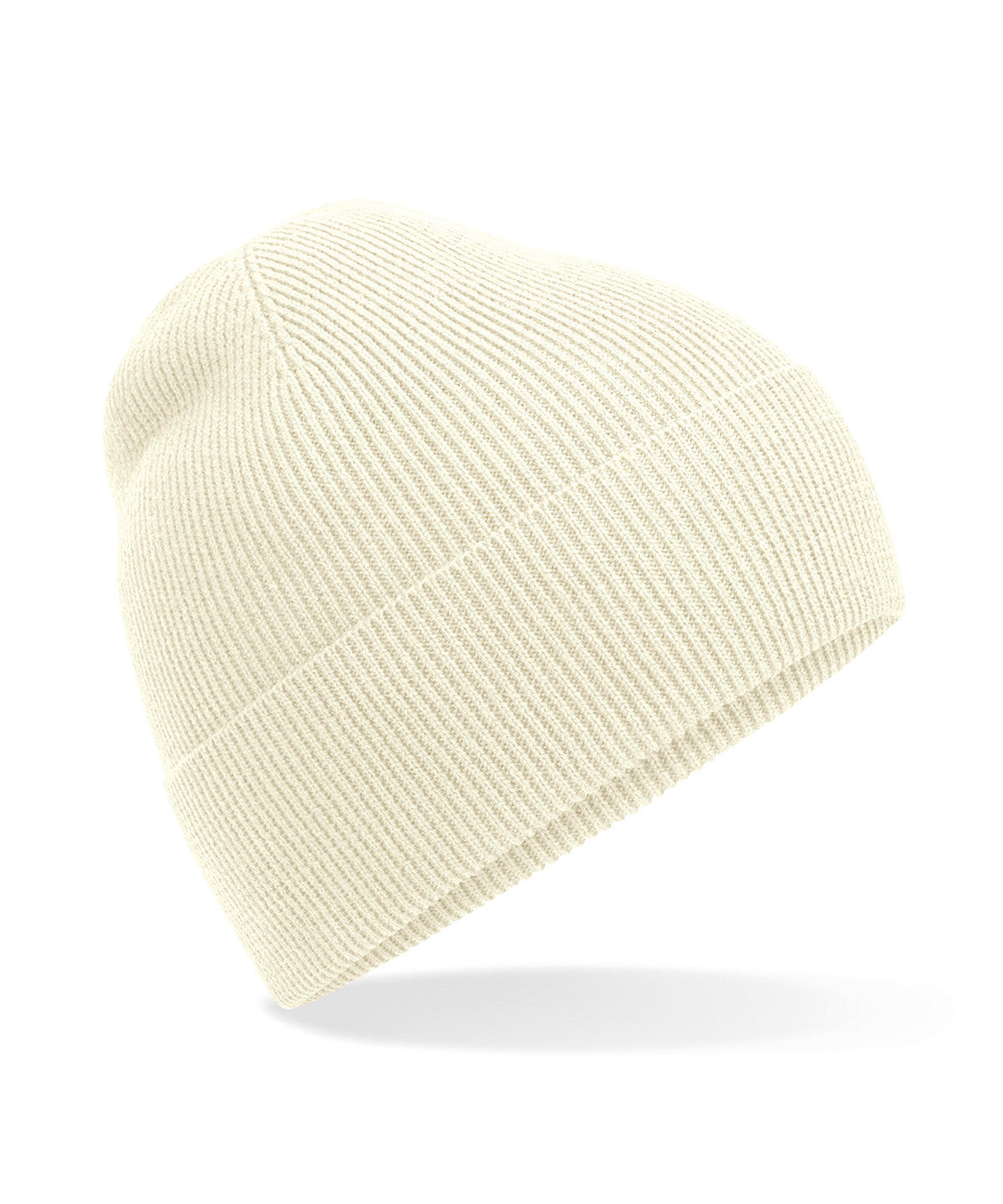 Organic cotton fine knit beanie