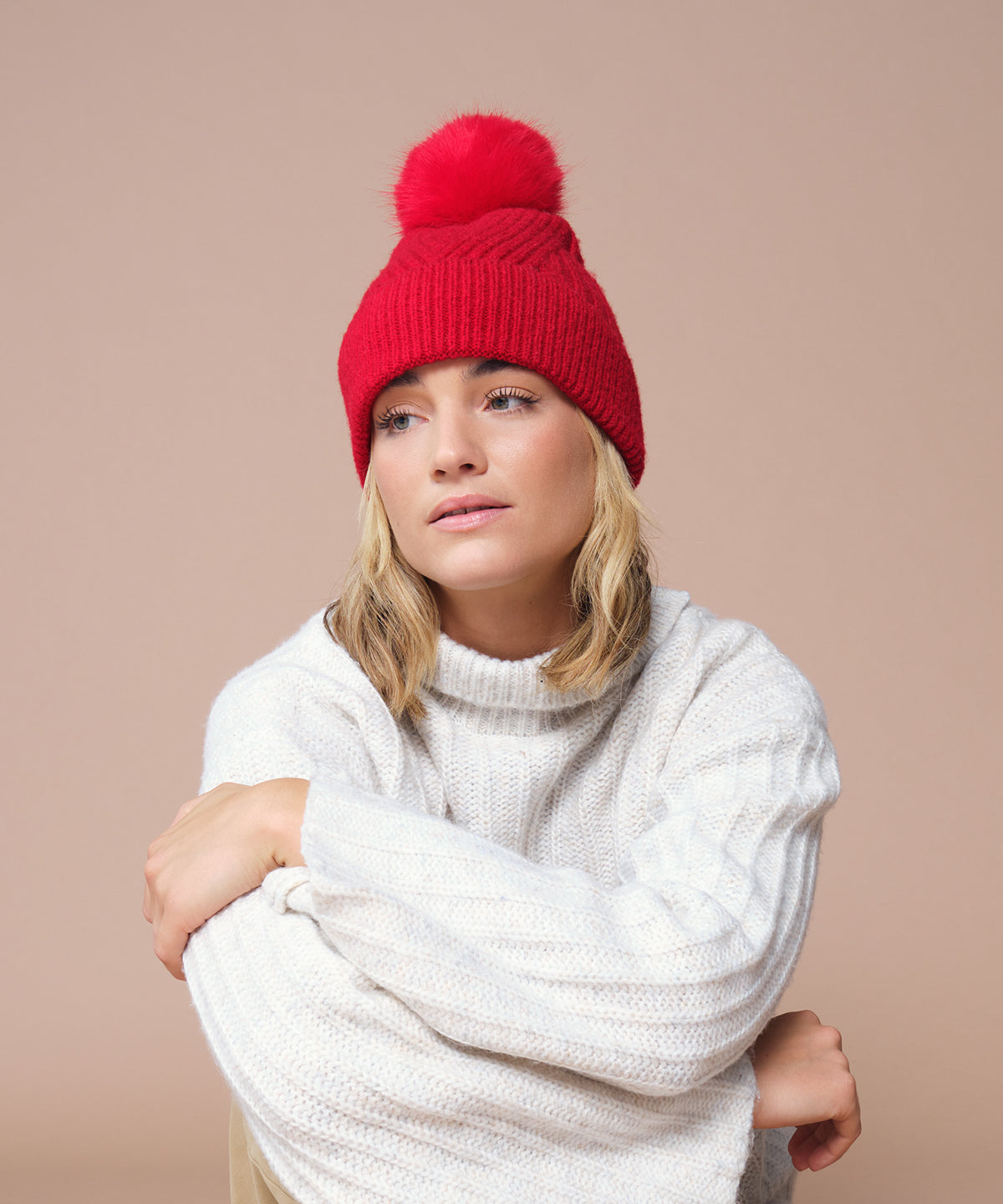 Snow luxe beanie
