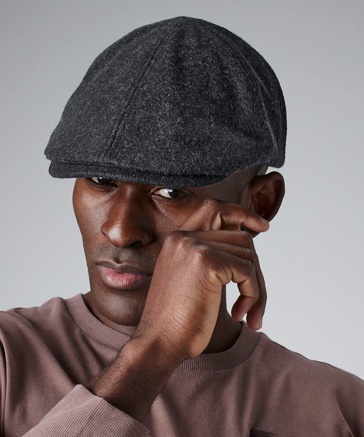 Melton wool ivy cap