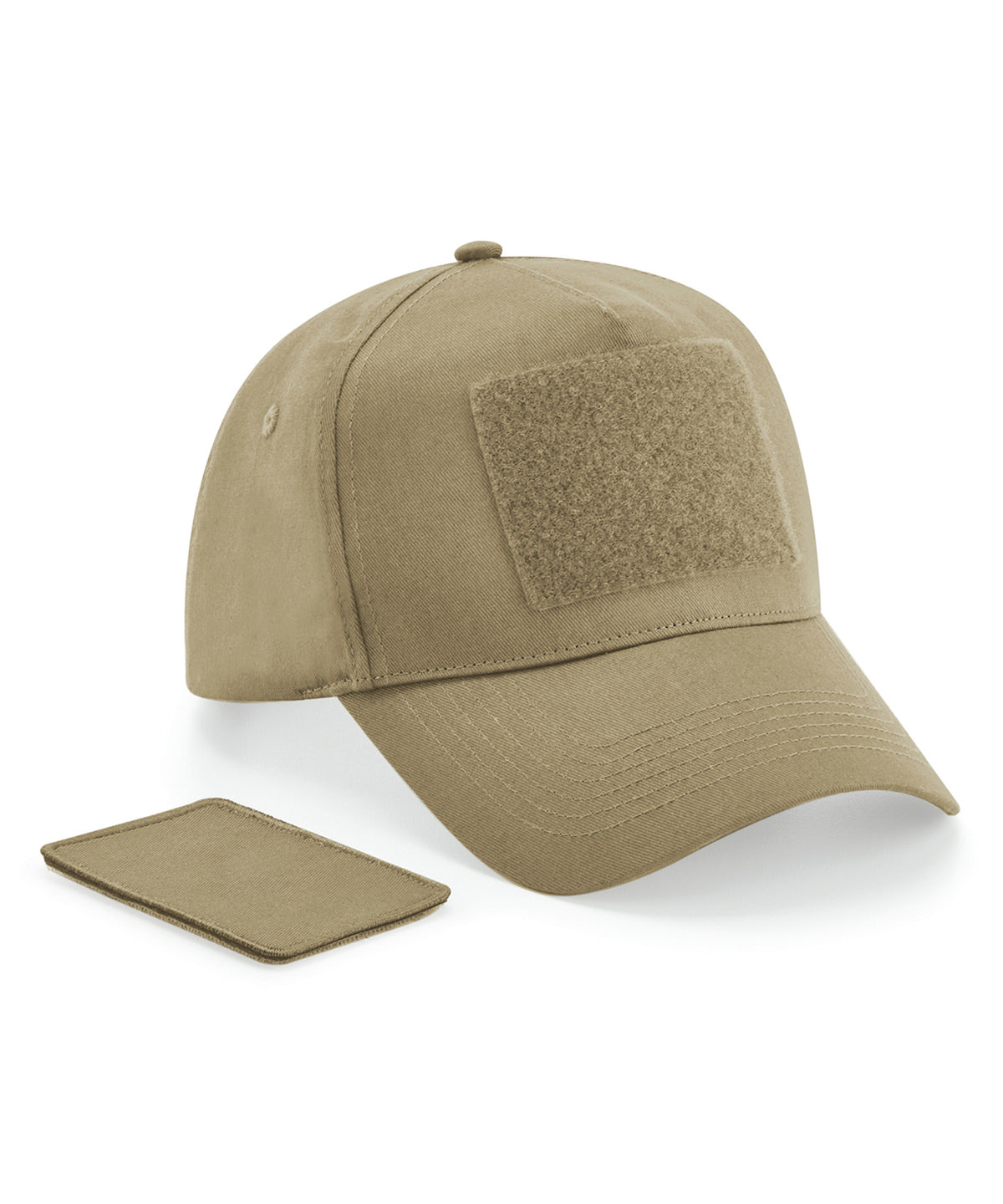 Removable patch 5-panel cap