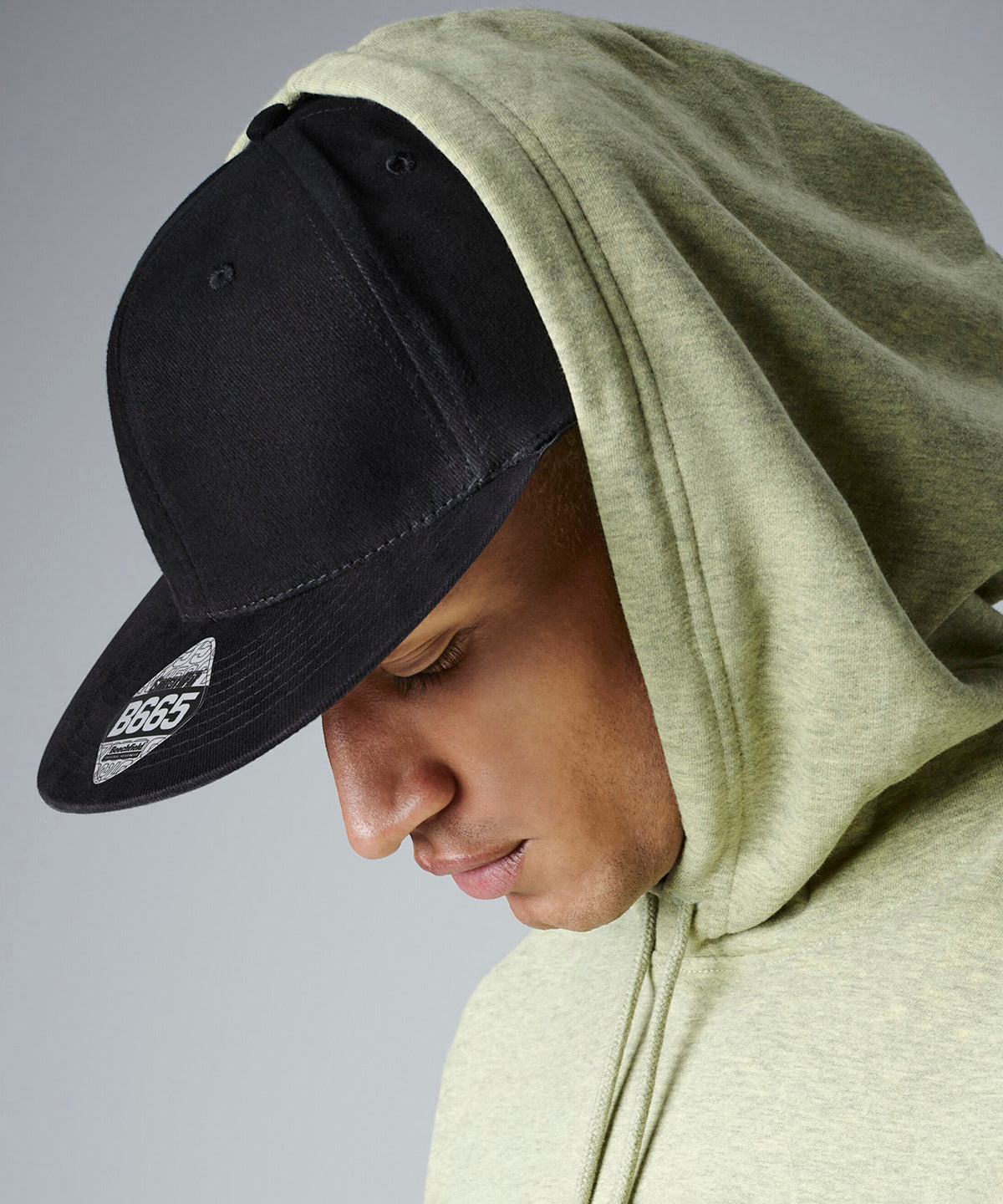 Pro-stretch flat peak cap