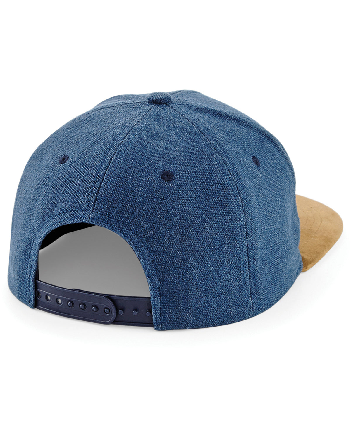 Suede peak snapback