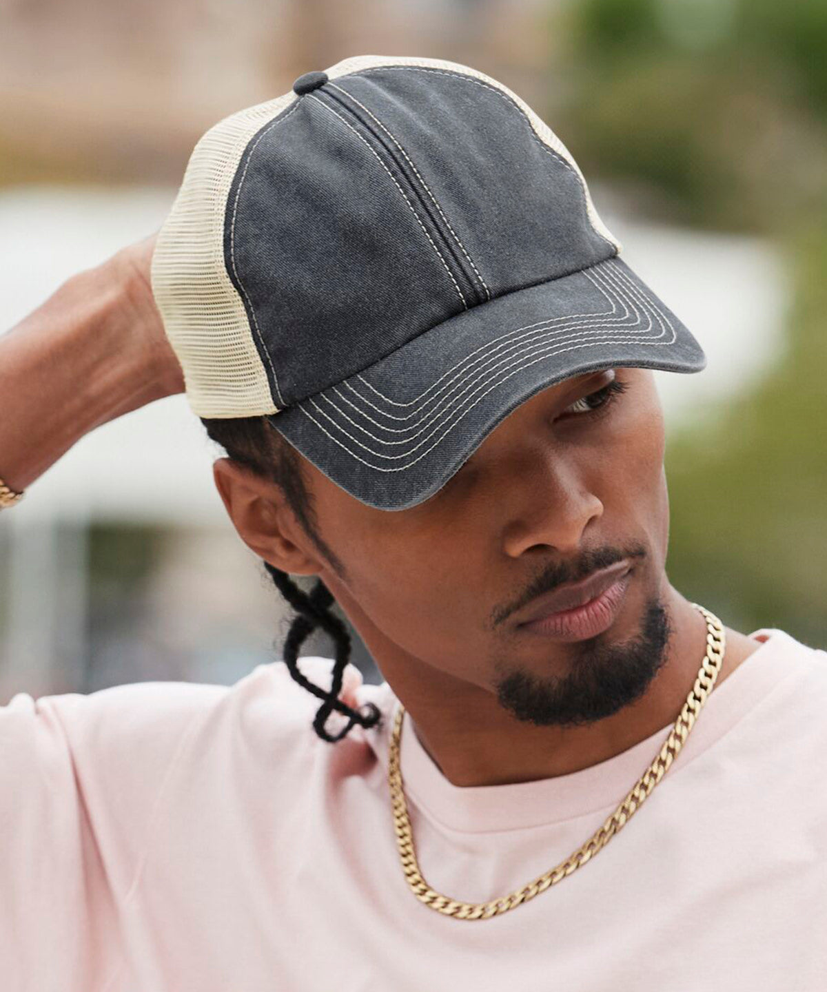 6-panel vintage trucker