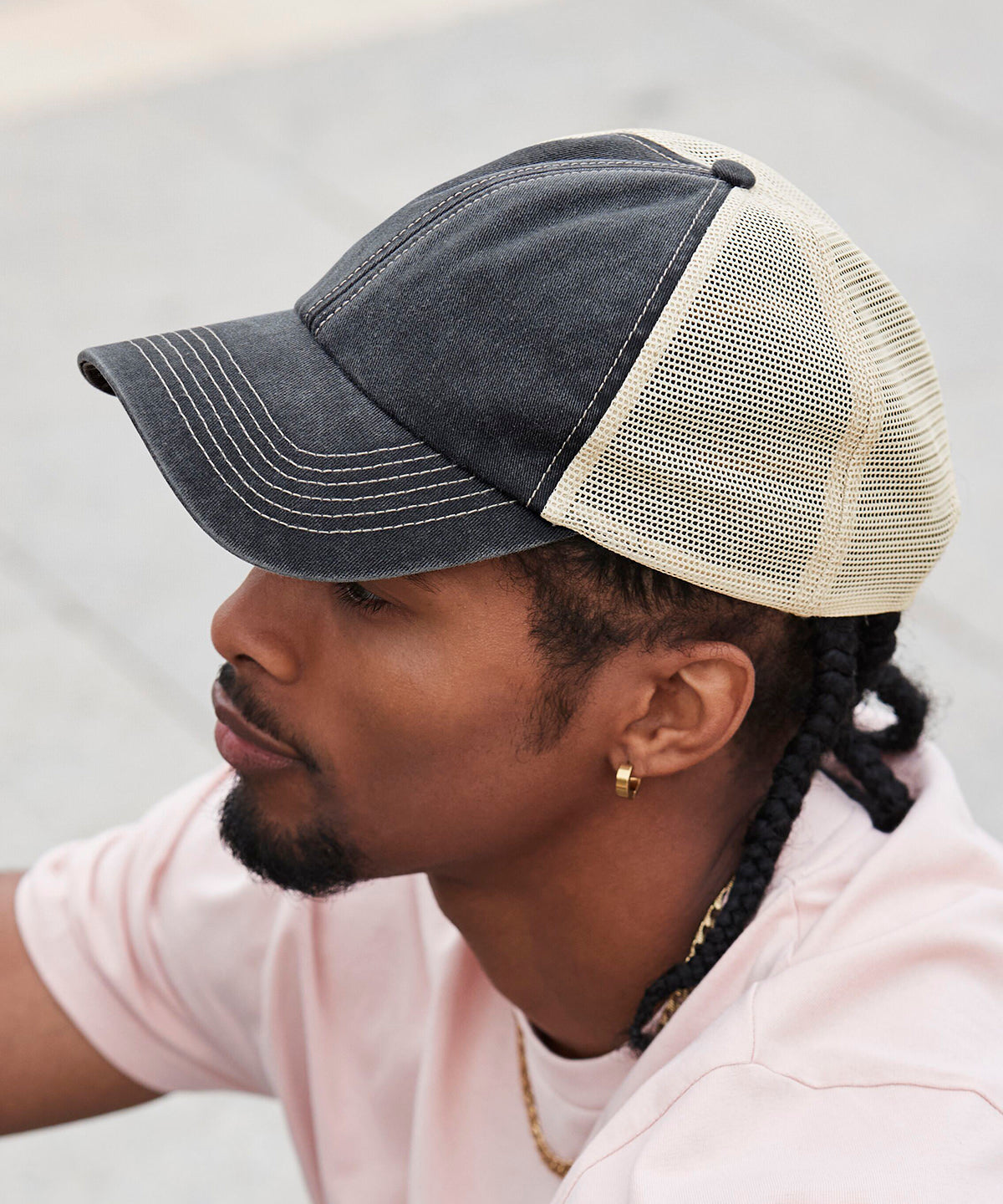 6-panel vintage trucker