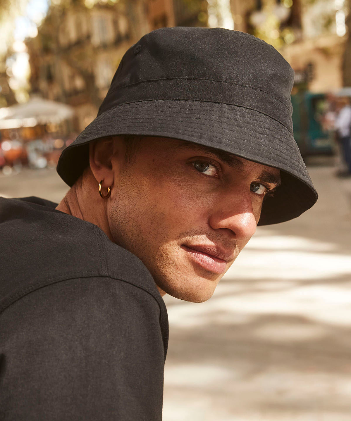 Recycled polyester bucket hat