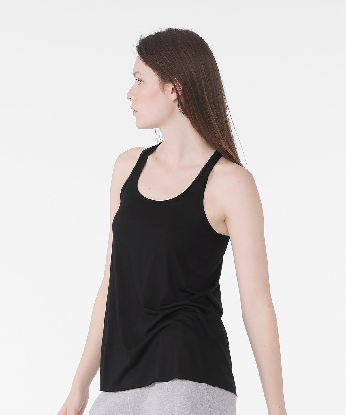 Flowy racerback tank top