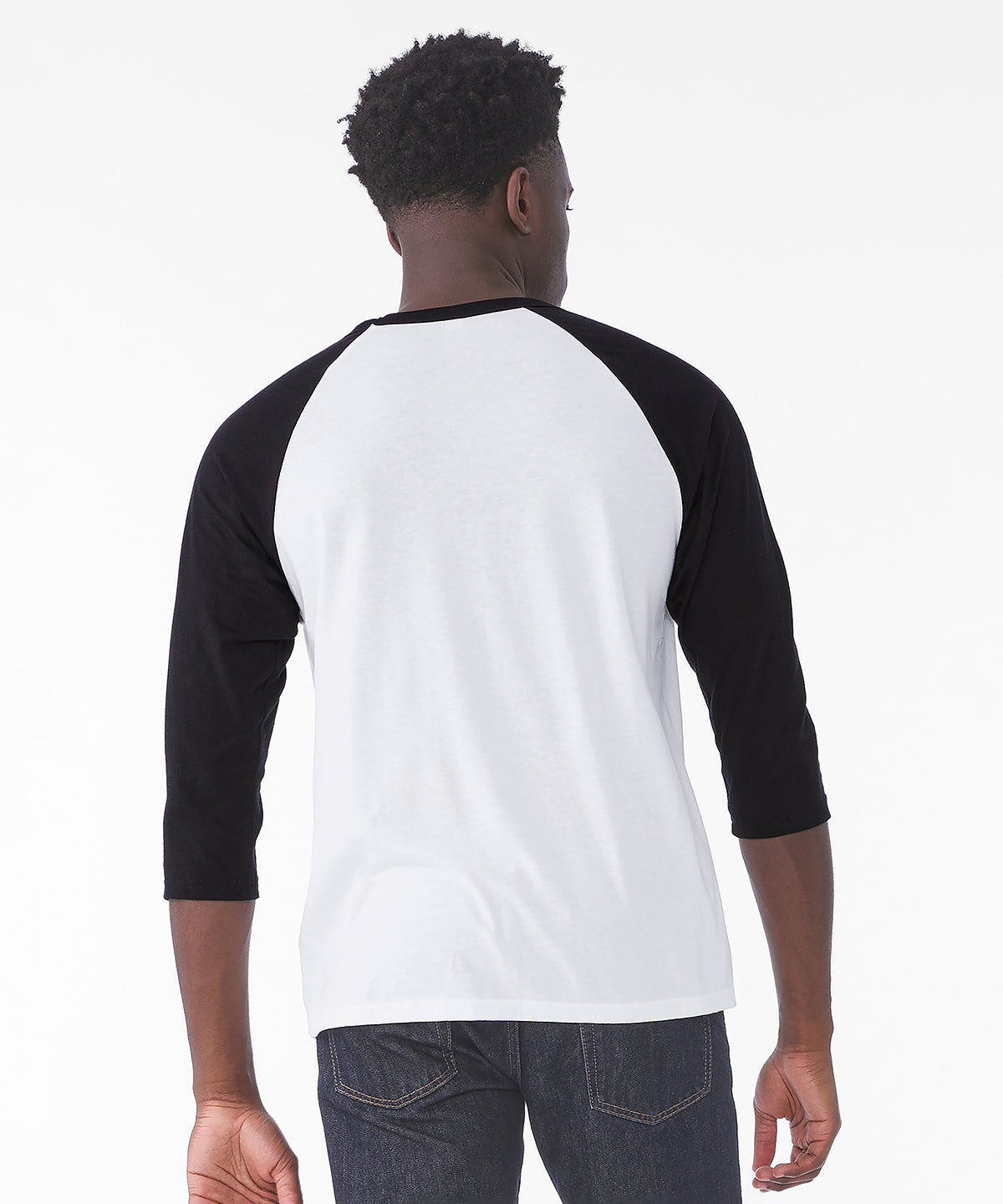 Unisex triblend ¾ sleeve baseball t-shirt