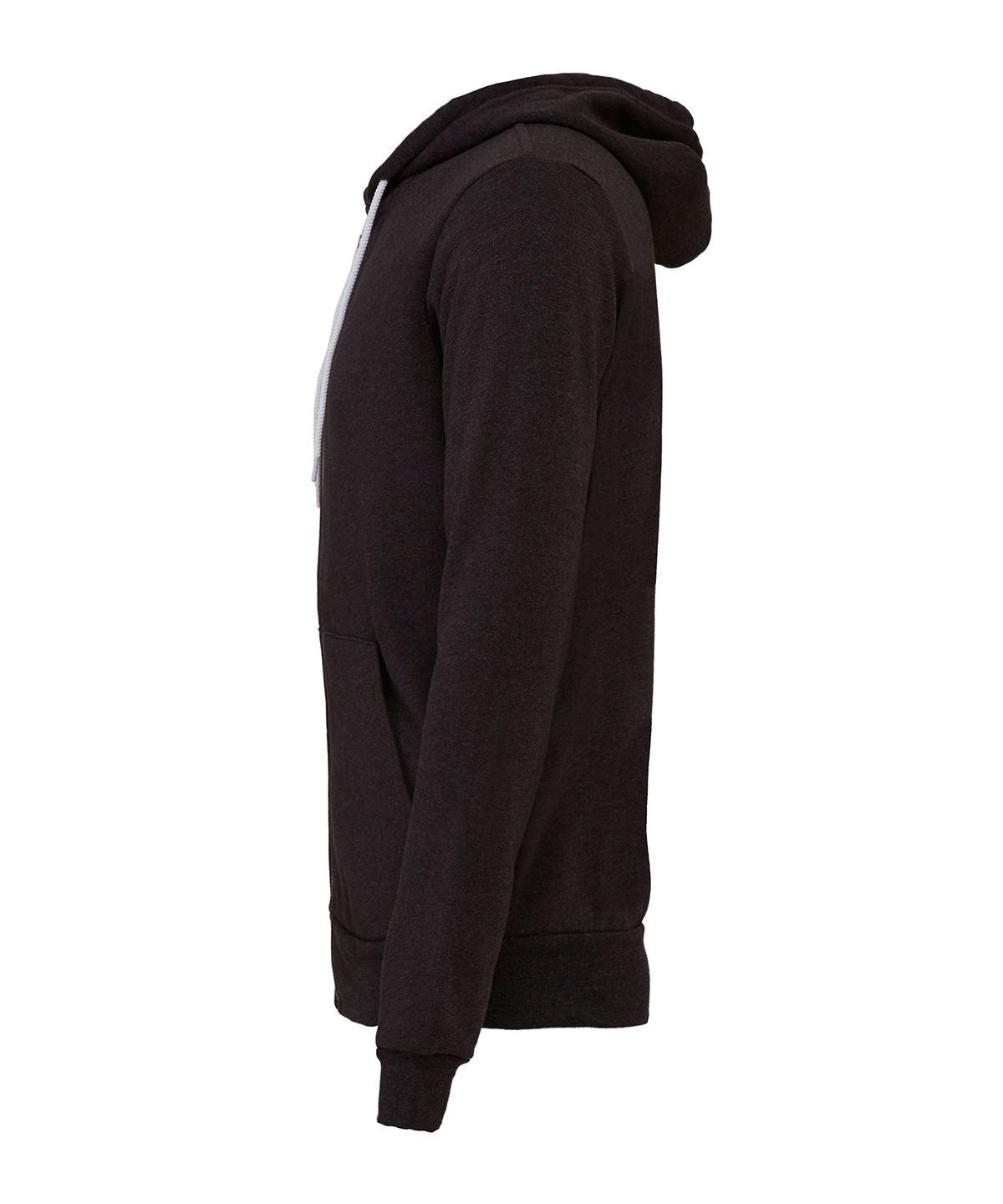 Unisex polycotton fleece full-zip hoodie