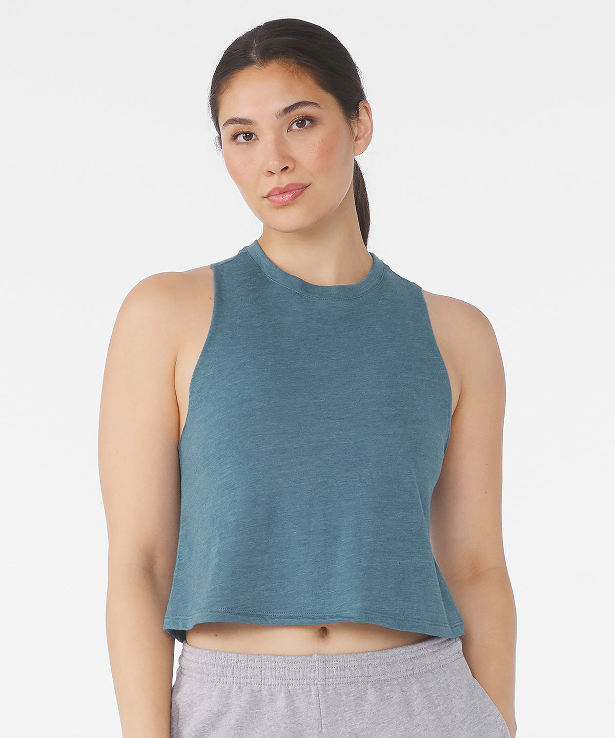 Women's racerback cropped tank