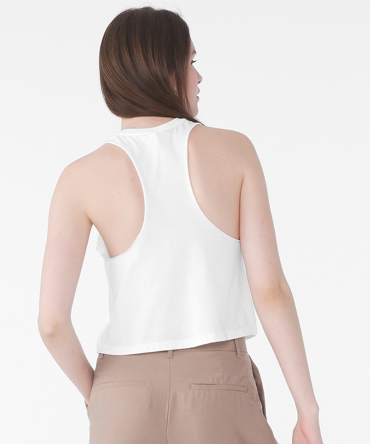 Women's racerback cropped tank