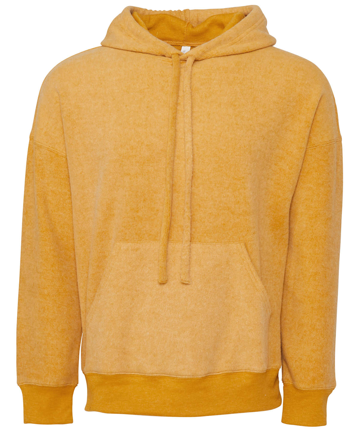 Unisex sueded fleece pullover hoodie