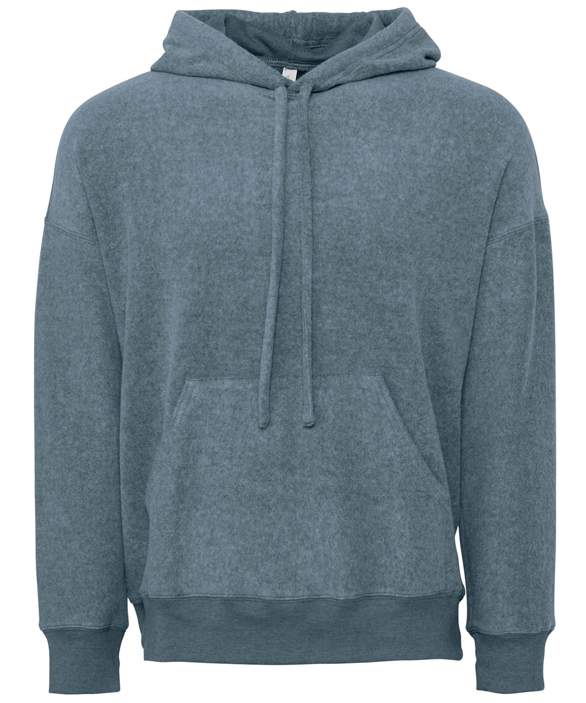 Unisex sueded fleece pullover hoodie