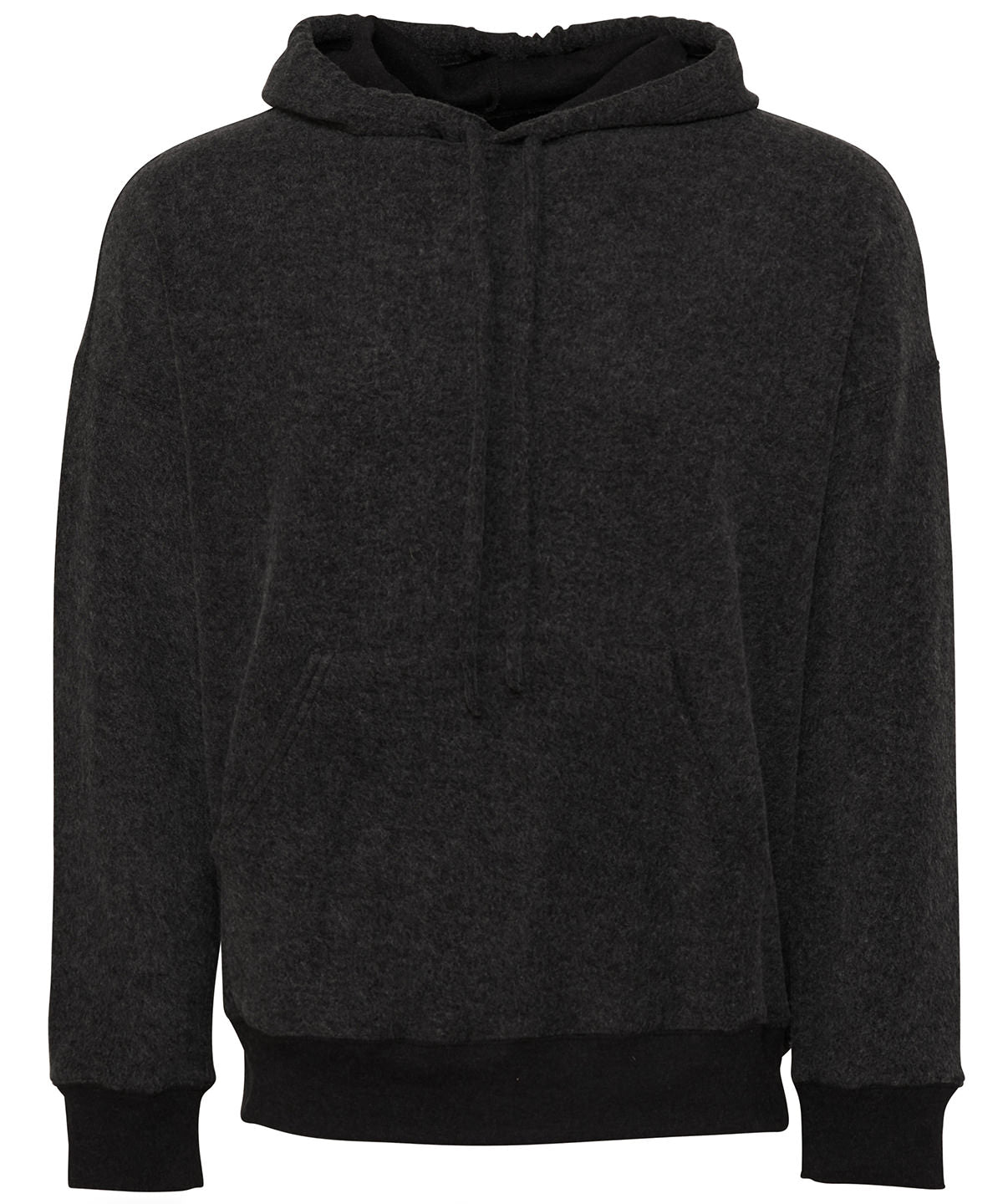 Unisex sueded fleece pullover hoodie