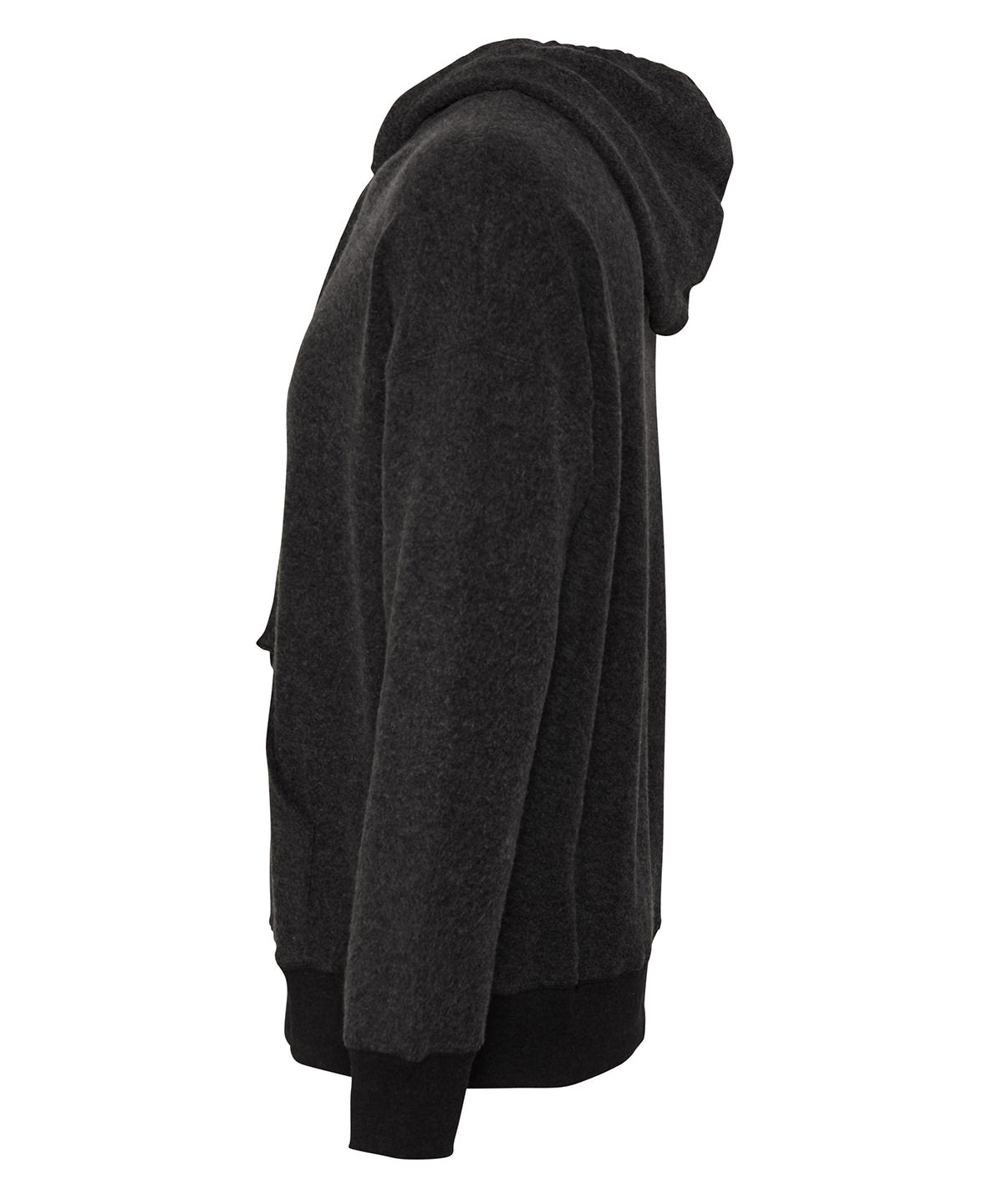 Unisex sueded fleece pullover hoodie