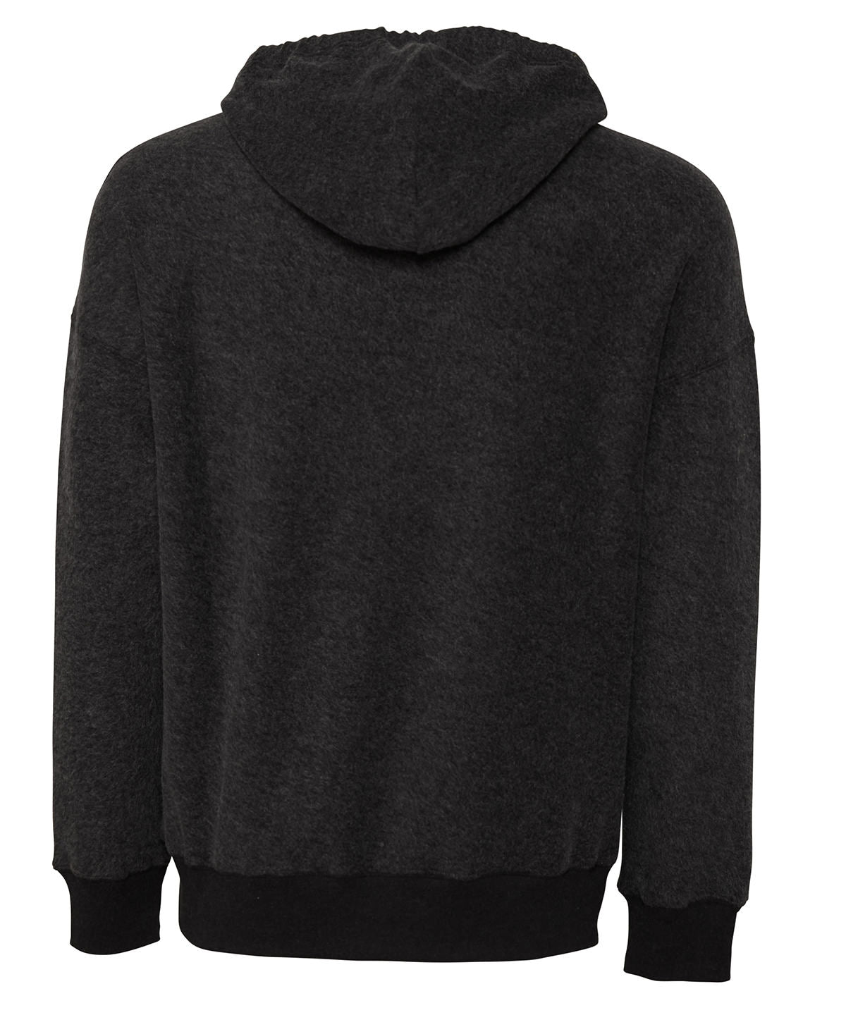 Unisex sueded fleece pullover hoodie