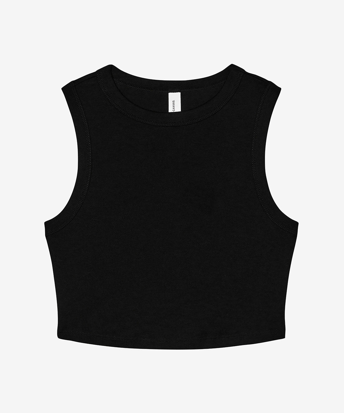 Women’s micro rib muscle crop tank