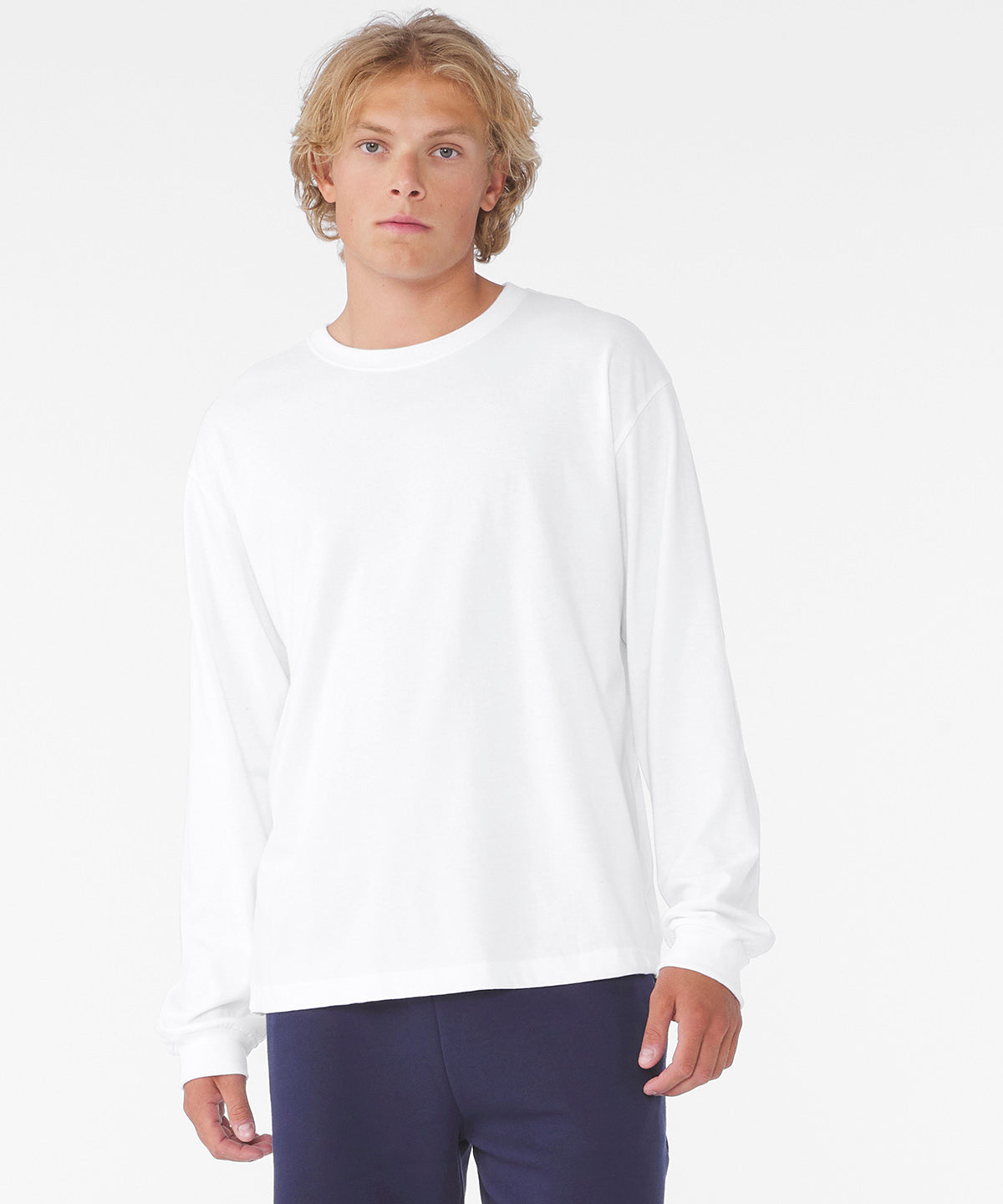 Unisex heavy boxy long sleeve tee