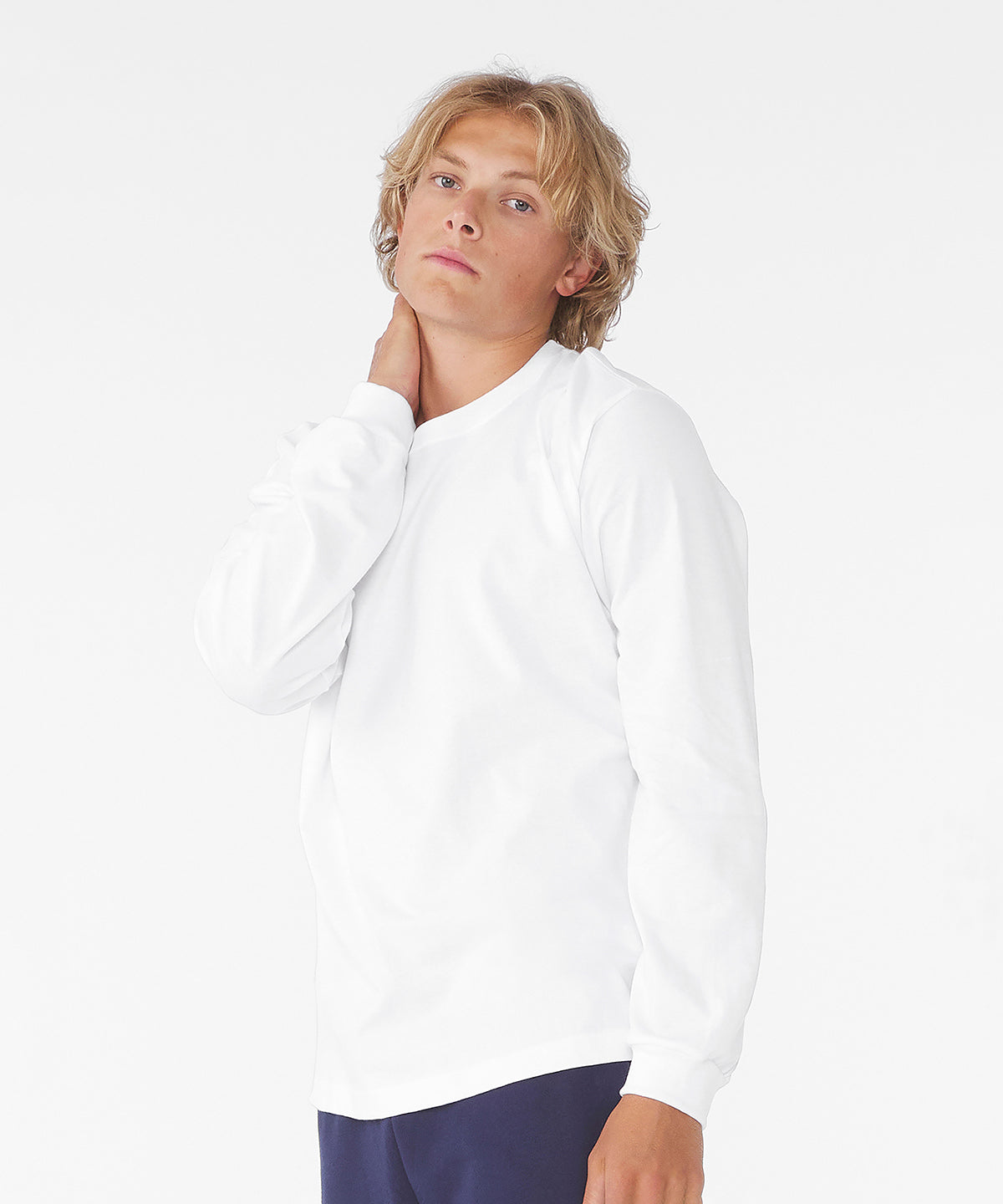 Unisex heavy boxy long sleeve tee