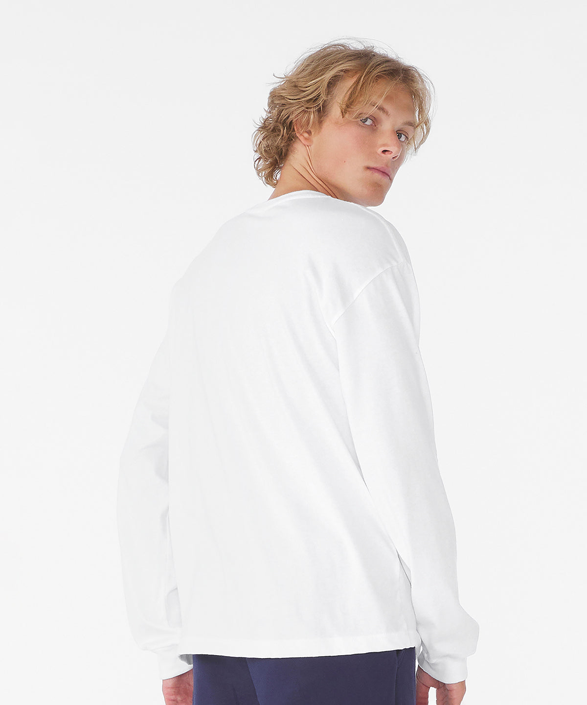 Unisex heavy boxy long sleeve tee