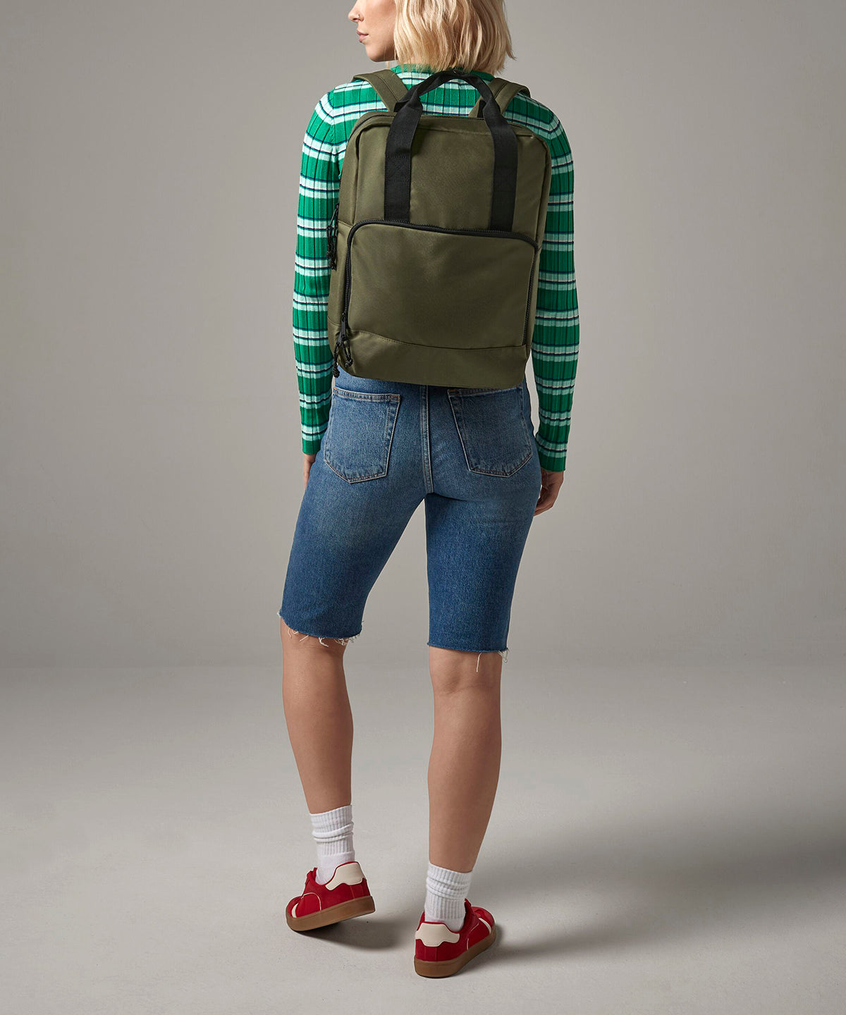 Recycled twin handle cooler backpack