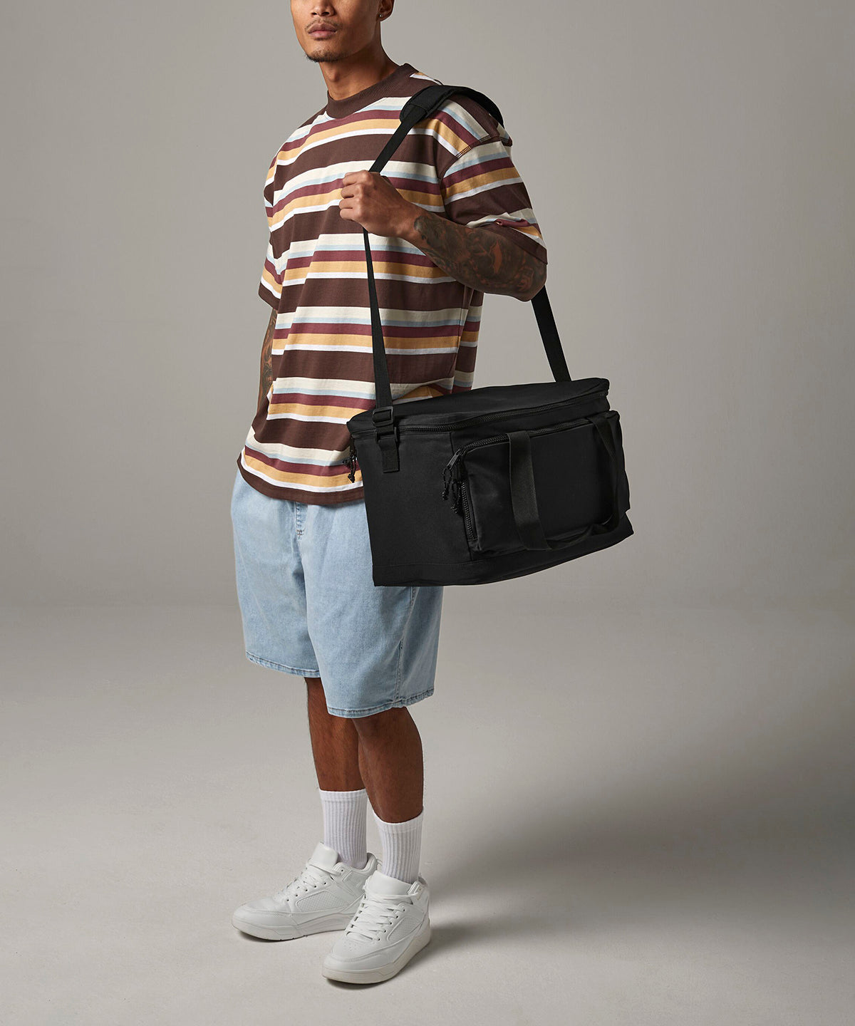 Recycled large cooler shoulder bag