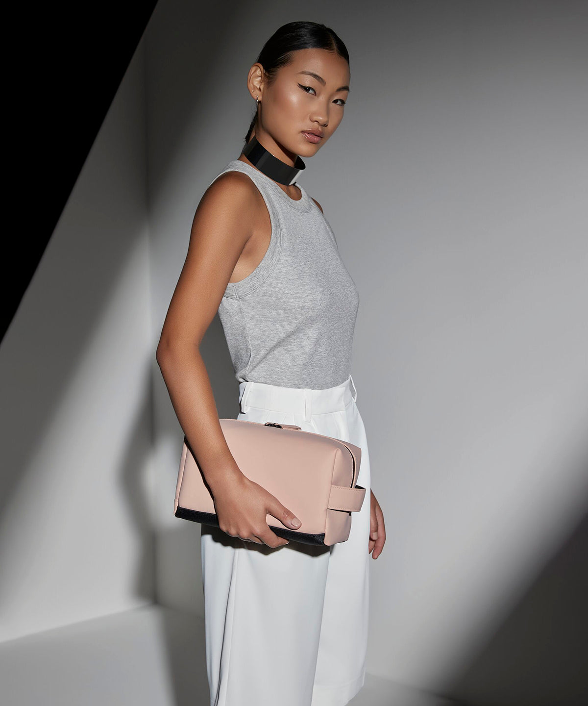 Matte PU toiletry/accessory case