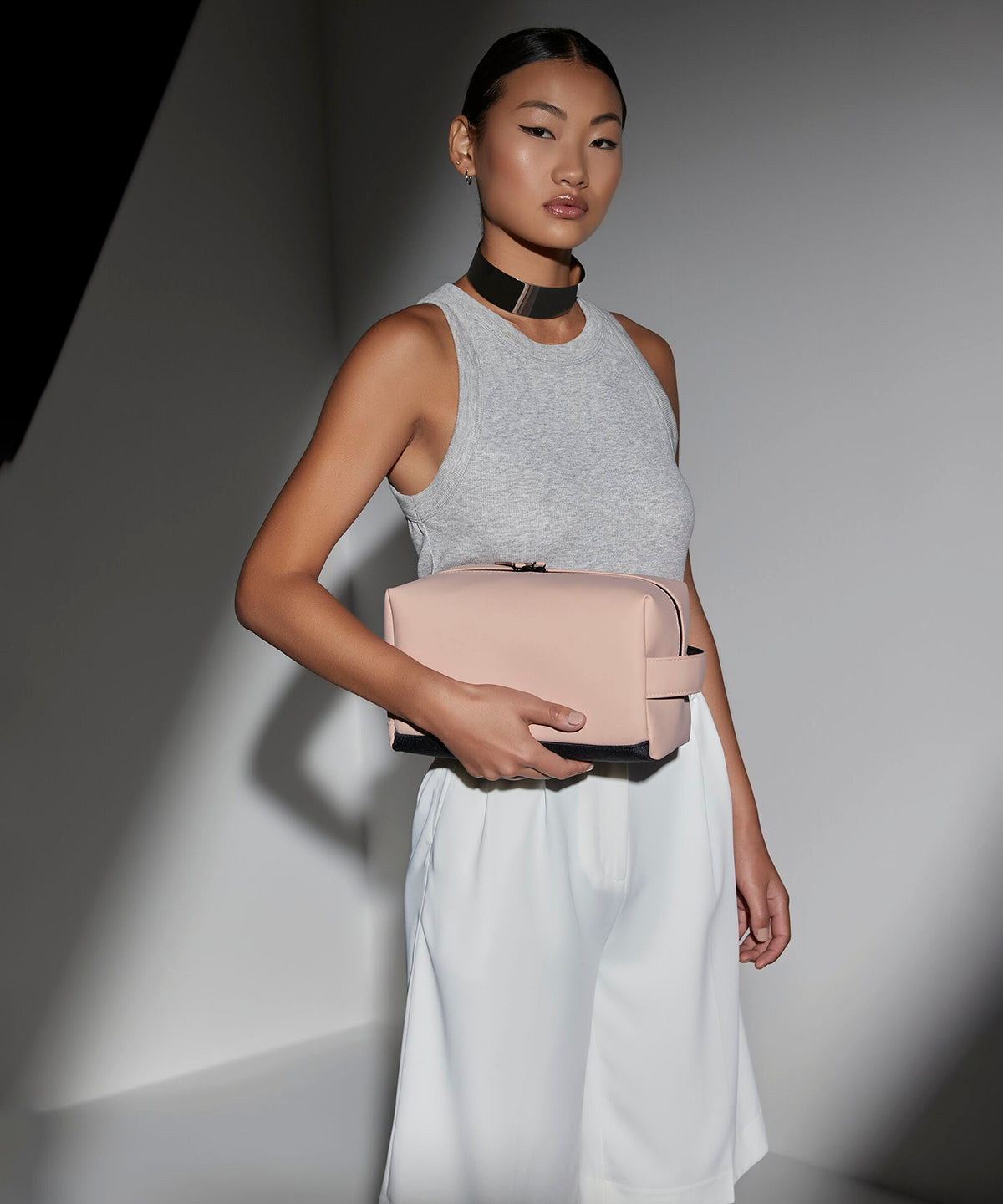 Matte PU toiletry/accessory case