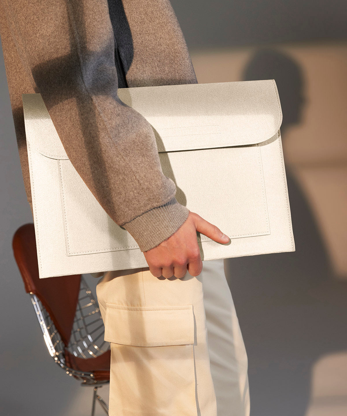 Felt laptop/document slip