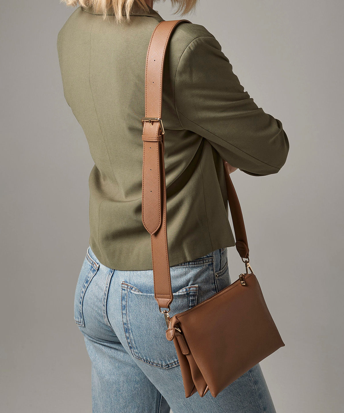 Boutique soft cross-body bag