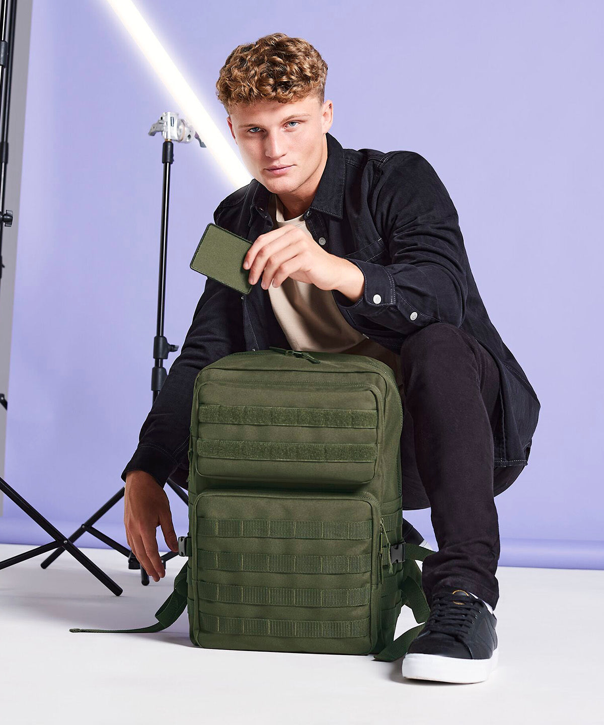 MOLLE hook and loop patch