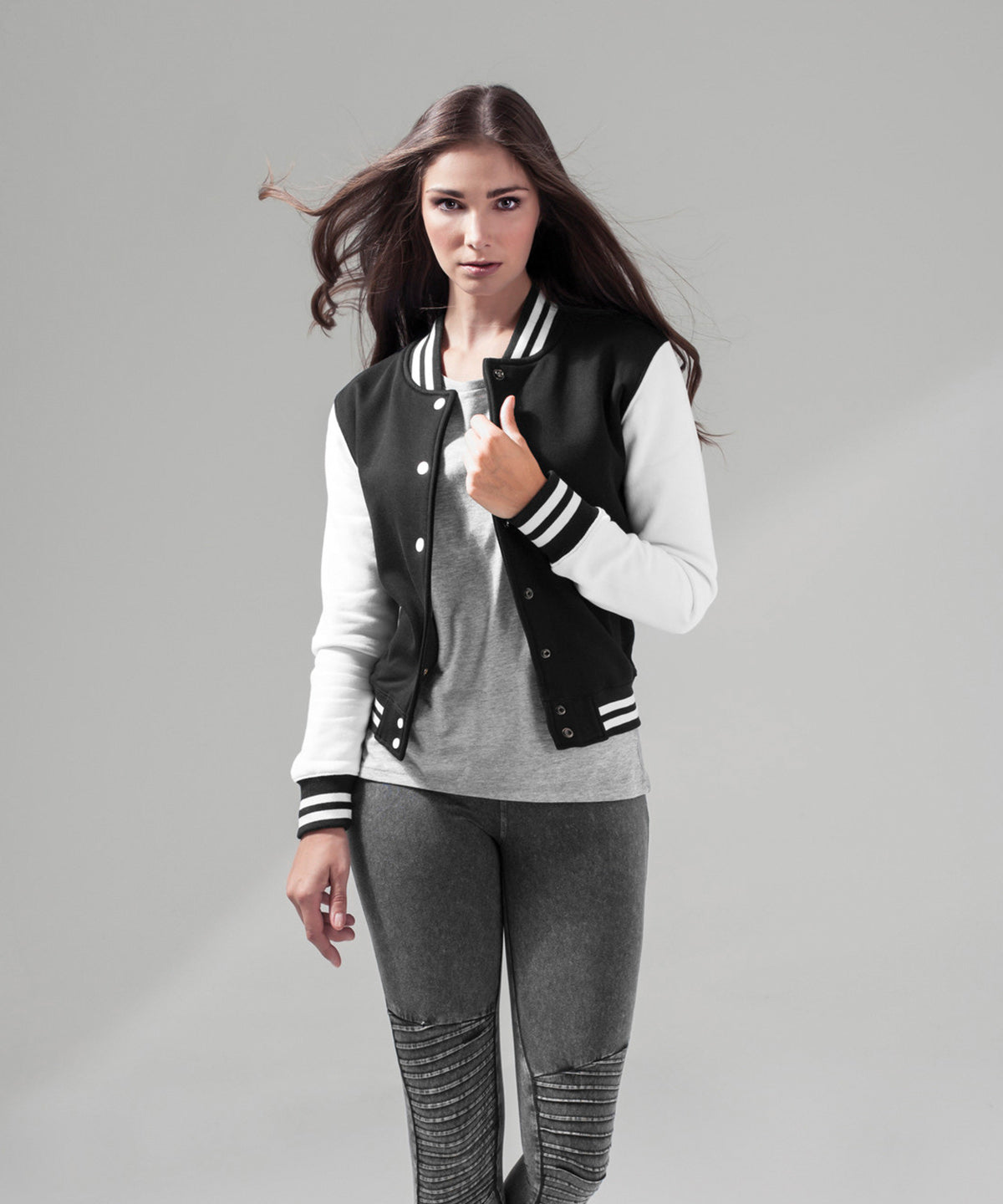 Women's sweat college jacket